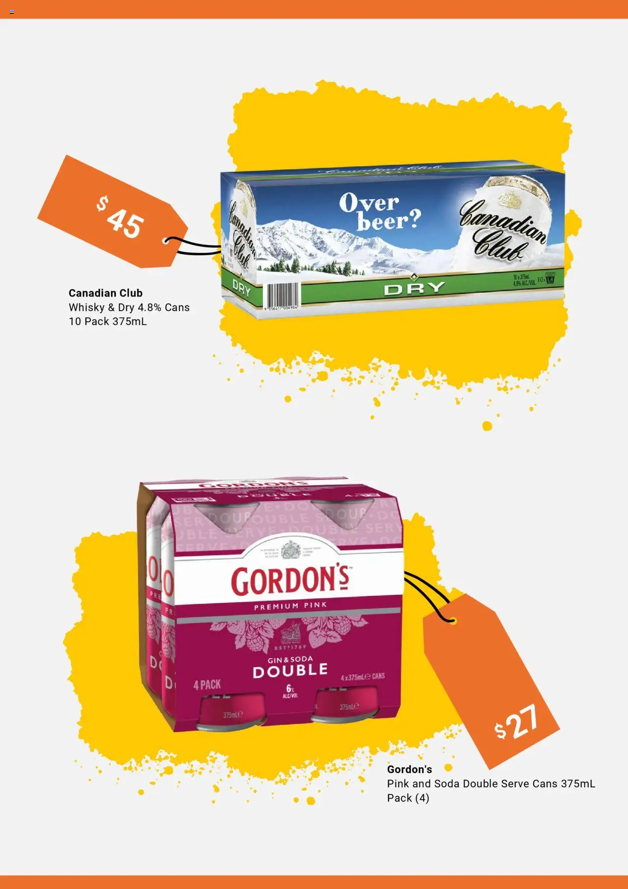 BWS catalogue - valid from 17.09.2025 | Page: 4 | Products: Beer, Gin