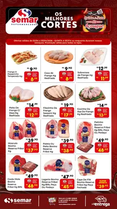 Semar Supermercado ofertas Quinta e Sexta do Açougue - Pré-Visualização do folheto da loja Semar Supermercado, válido de 02.04.2026