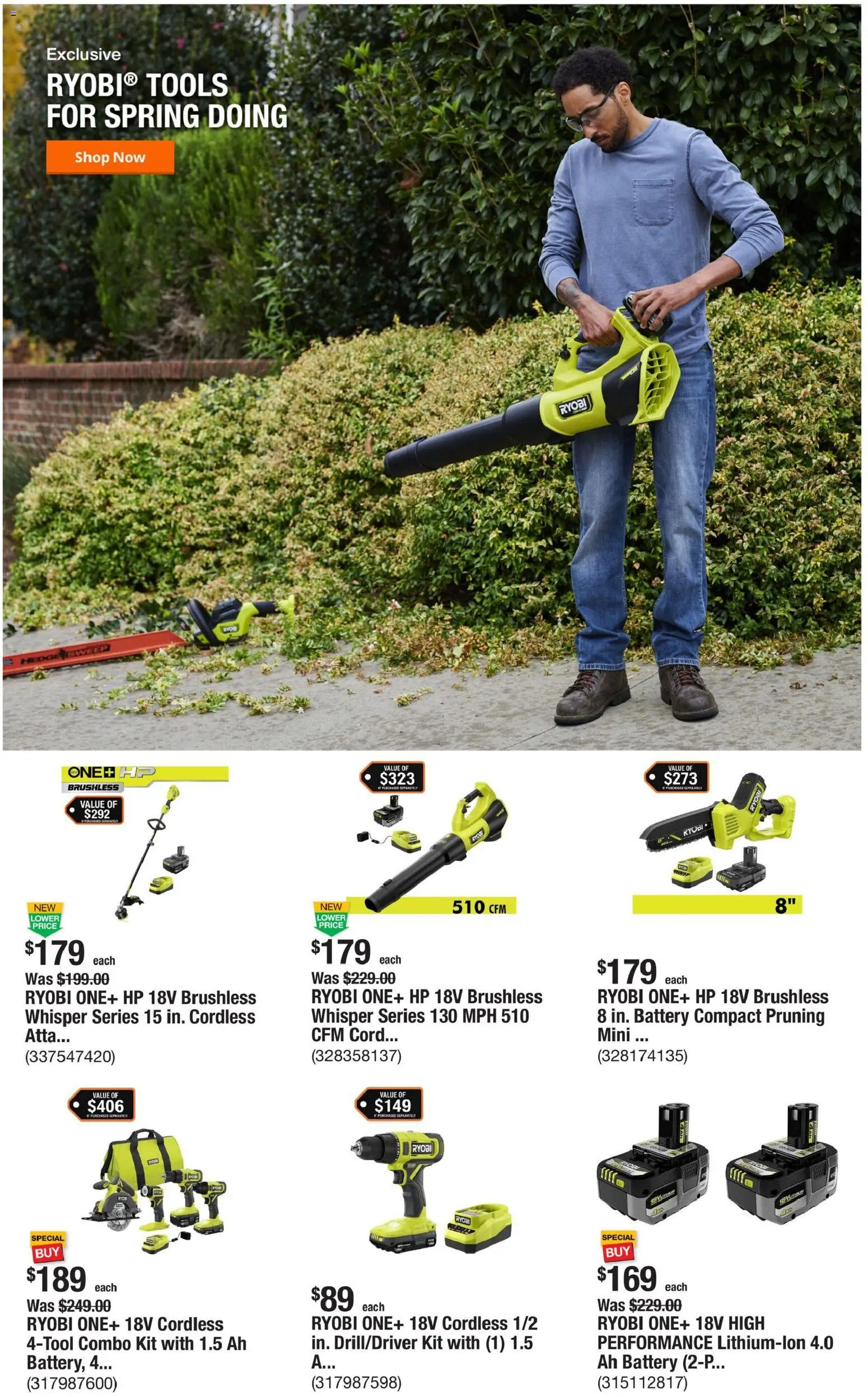 Home Depot Weekly Ad - PA - valid from 05.03.2026 | Page: 6 | Products: Battery