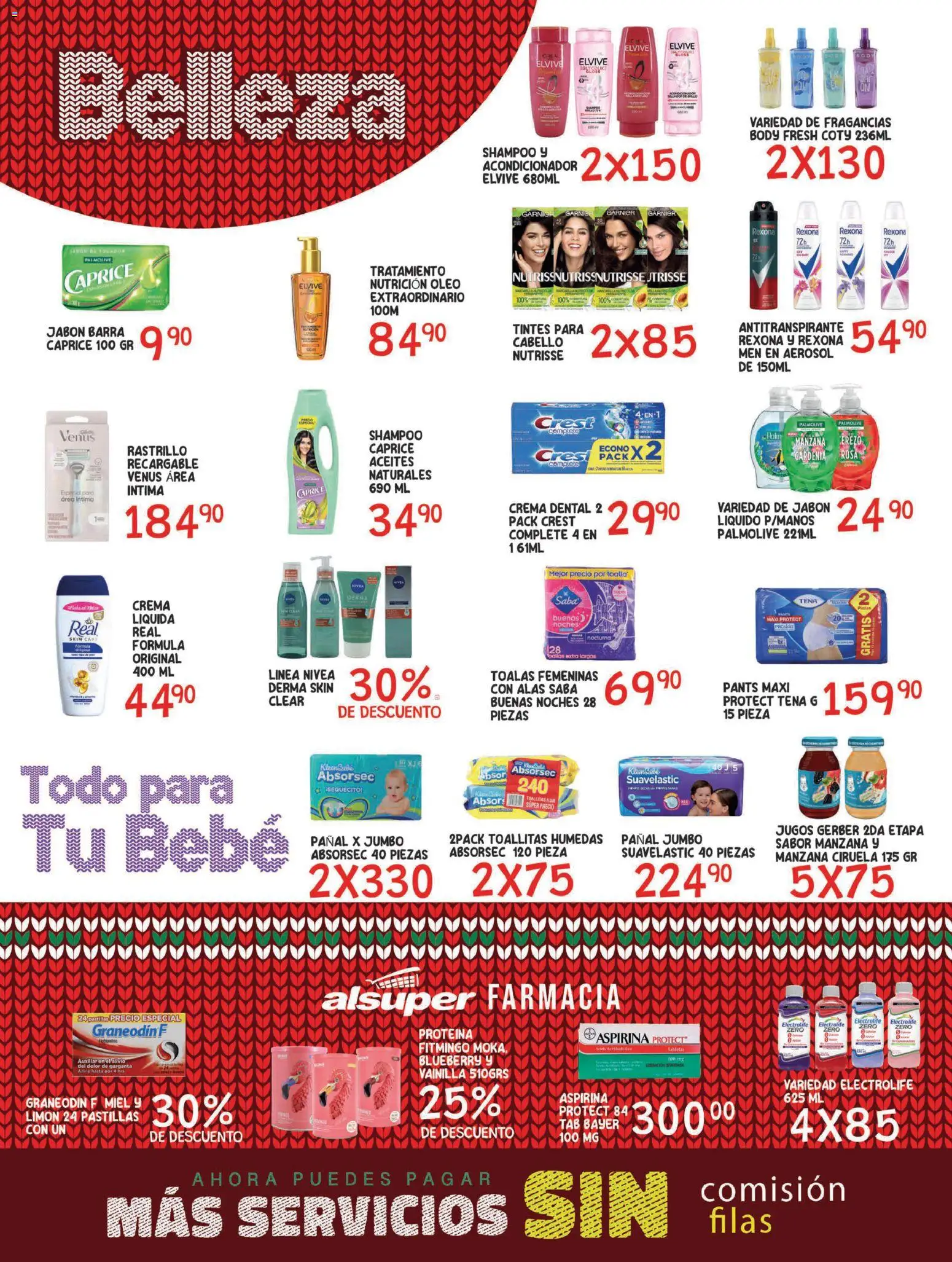 Nuevas ofertas de Alsuper válidas en toda la República Mexicana desde el 16.12.2025. ¡Encuentra las mejores ofertas en Alsuper folleto Durango! | Página: 4 | Productos: Jabón líquido, Manzana, Limón, Pants