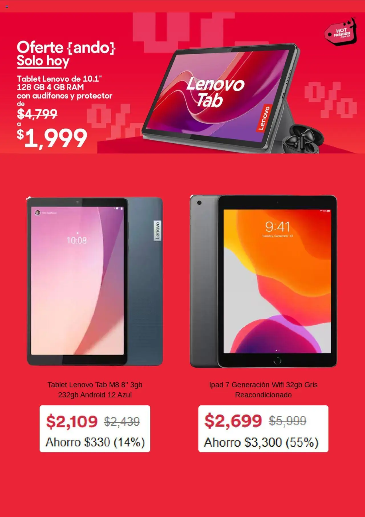 Nuevas ofertas de Coppel válidas en toda la República Mexicana desde el 11.08.2025. ¡Encuentra las mejores ofertas en Coppel - Hot Sale! | Página: 3 | Productos: Tablet, Audífonos