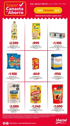 Vista previa Hipermercado Libertad catálogo válido desde el 22.01.2026