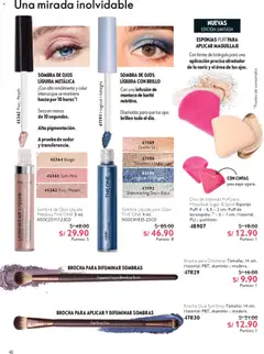 Vista previa de folleto Oriflame - Campaña 3 de la Oriflame válido desde 14.02.2026 | Página: 40 | Productos: Brocha, Esponja, Sombra de ojos, Maquillaje