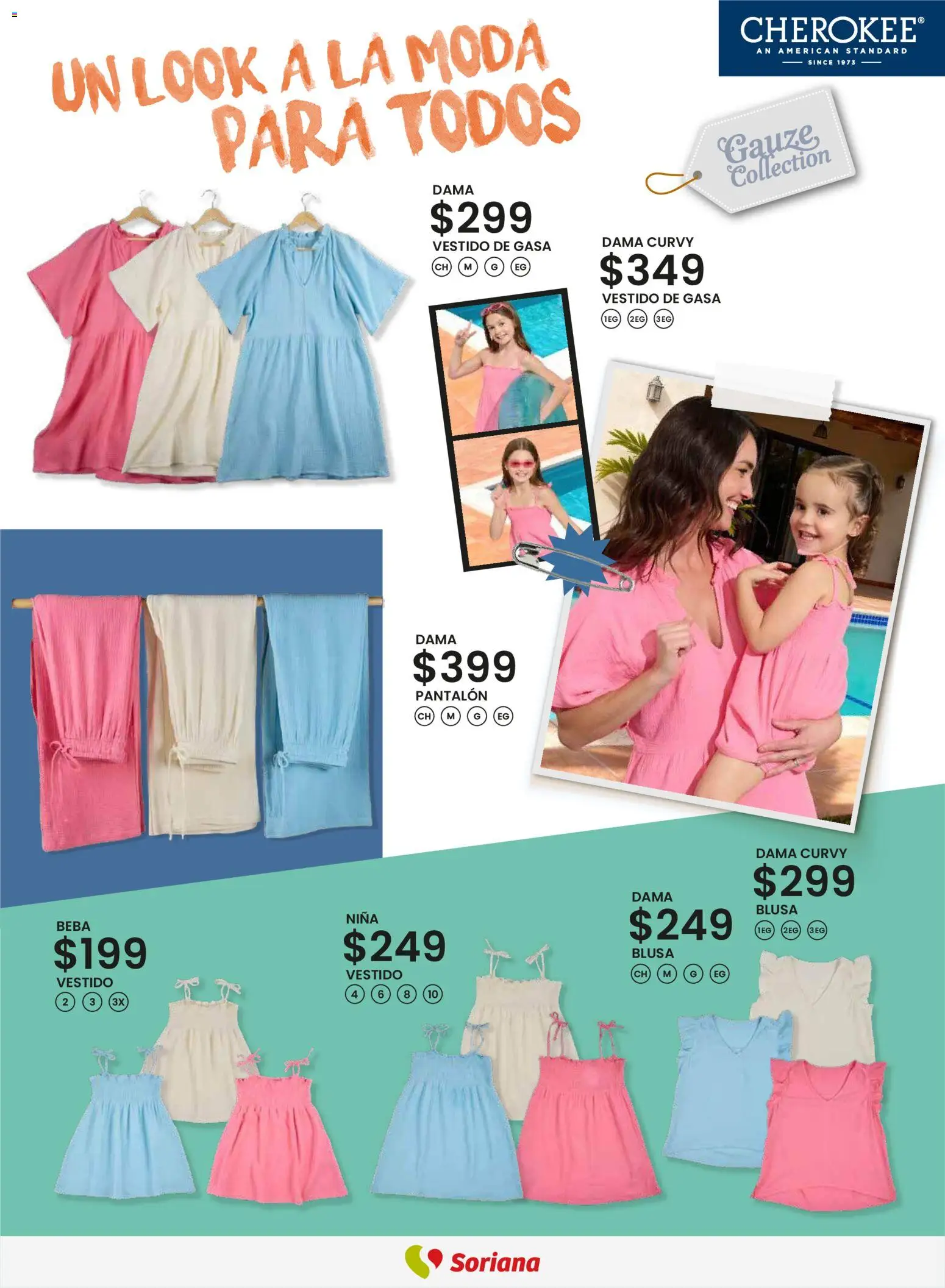 Nuevas ofertas de Soriana válidas en toda la República Mexicana desde el 12.03.2026. ¡Encuentra las mejores ofertas en Soriana Catálogo Primavera Verano Híper Nacional! | Página: 12 | Productos: Blusa, Vestido