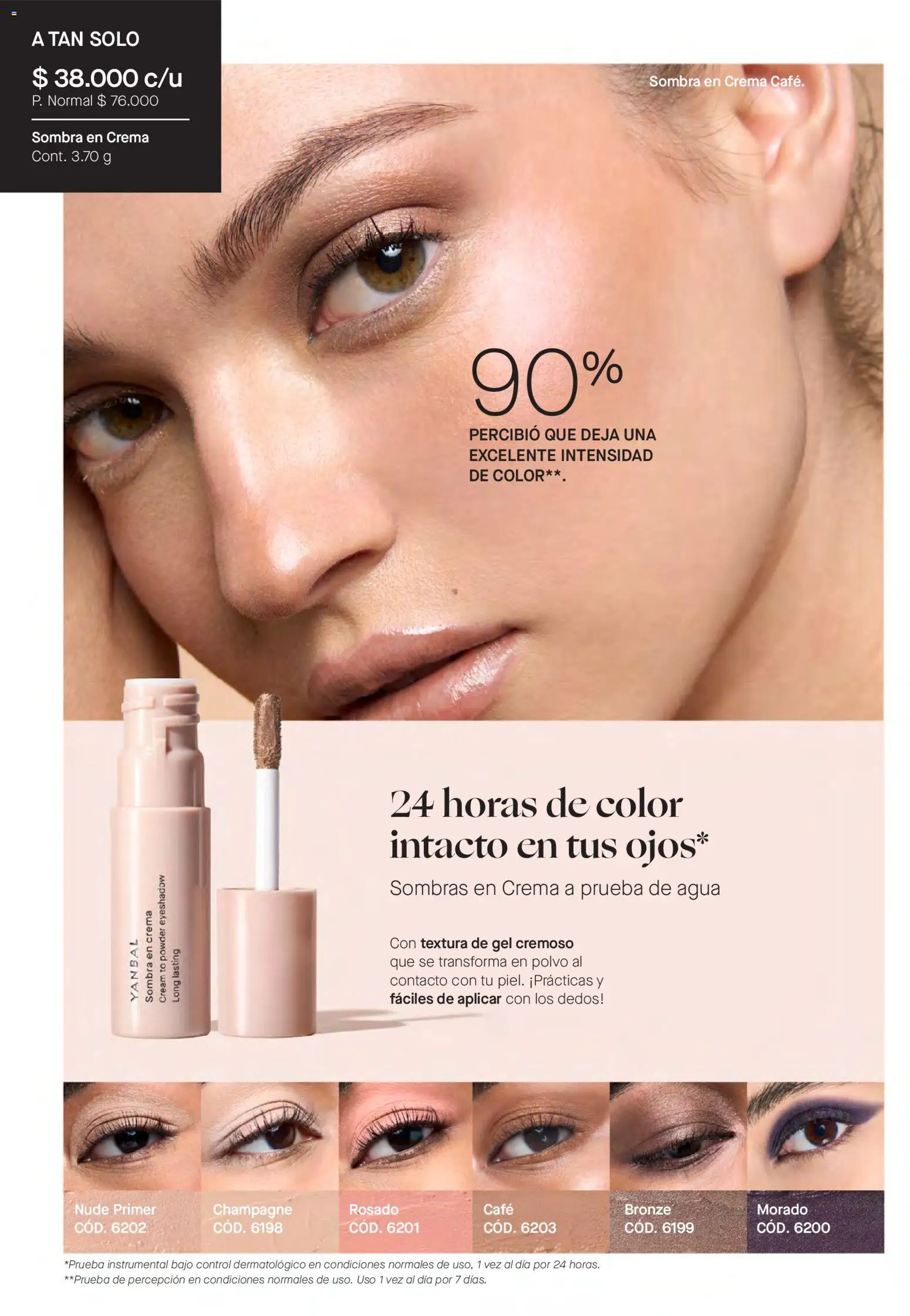 Yanbal revista - valida desde el 03.01.2026 | Página: 50 | Productos: Agua, Crema, Sombra, Café