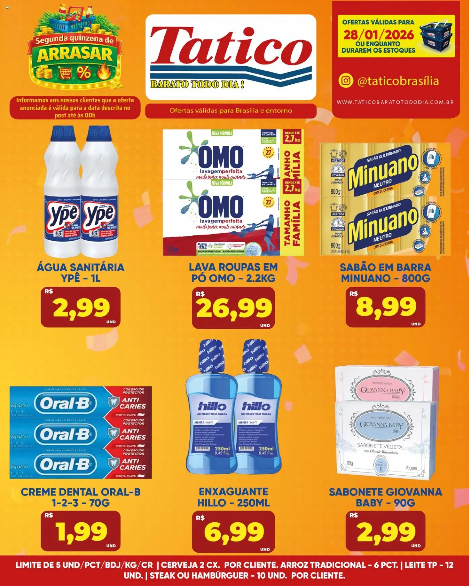 Tatico Folheto - válido de 28.01.2026 | Página: 11 | Produtos: Pó, Sabão, Roupas, Sabonete