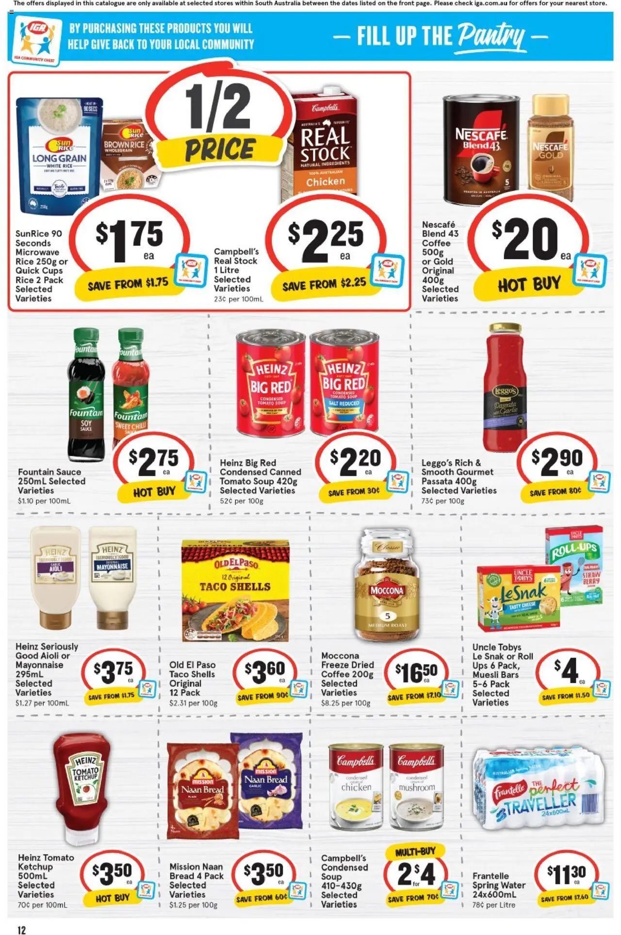 IGA catalogue - valid from 20.08.2025 | Page: 8 | Products: Chicken, Sour cream, Strawberries, Biscuits