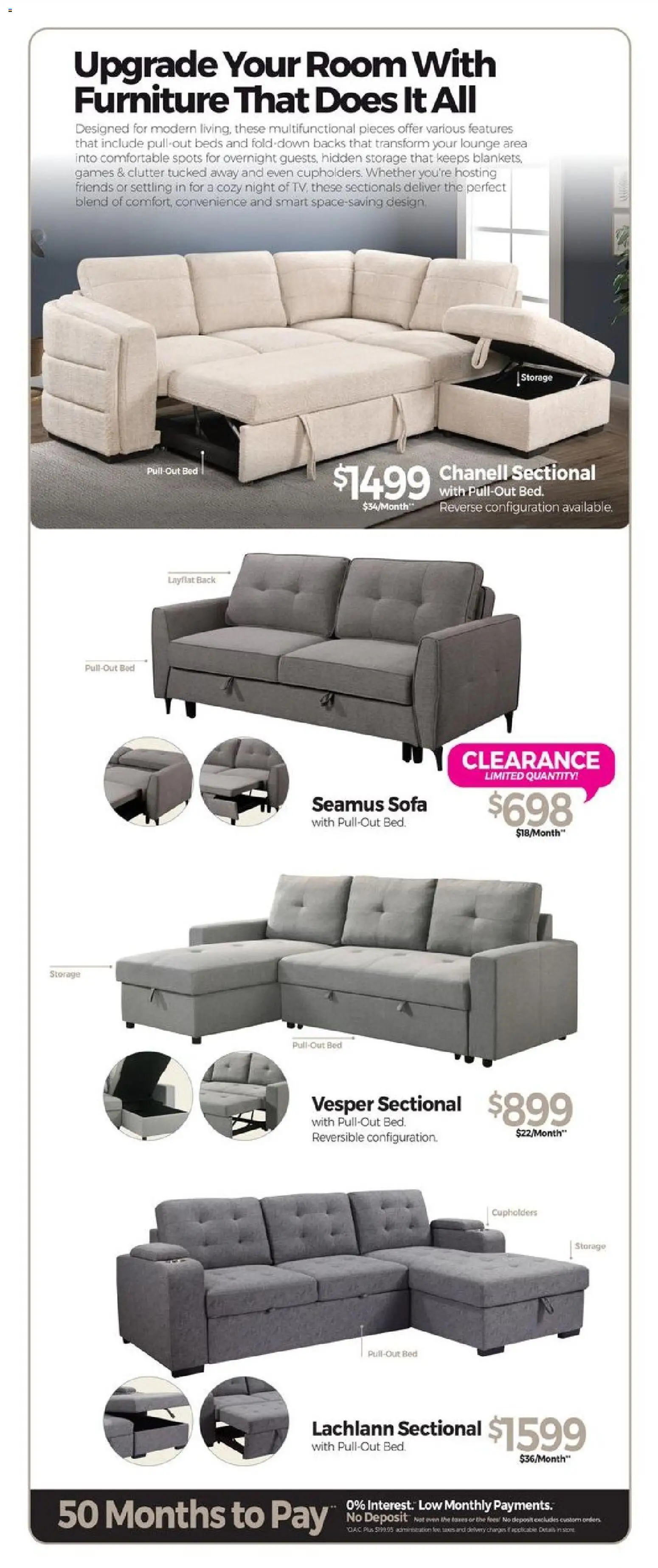Tepperman's flyer valid from 17.04.2026 | Page: 4 | Products: Bed, Sofa