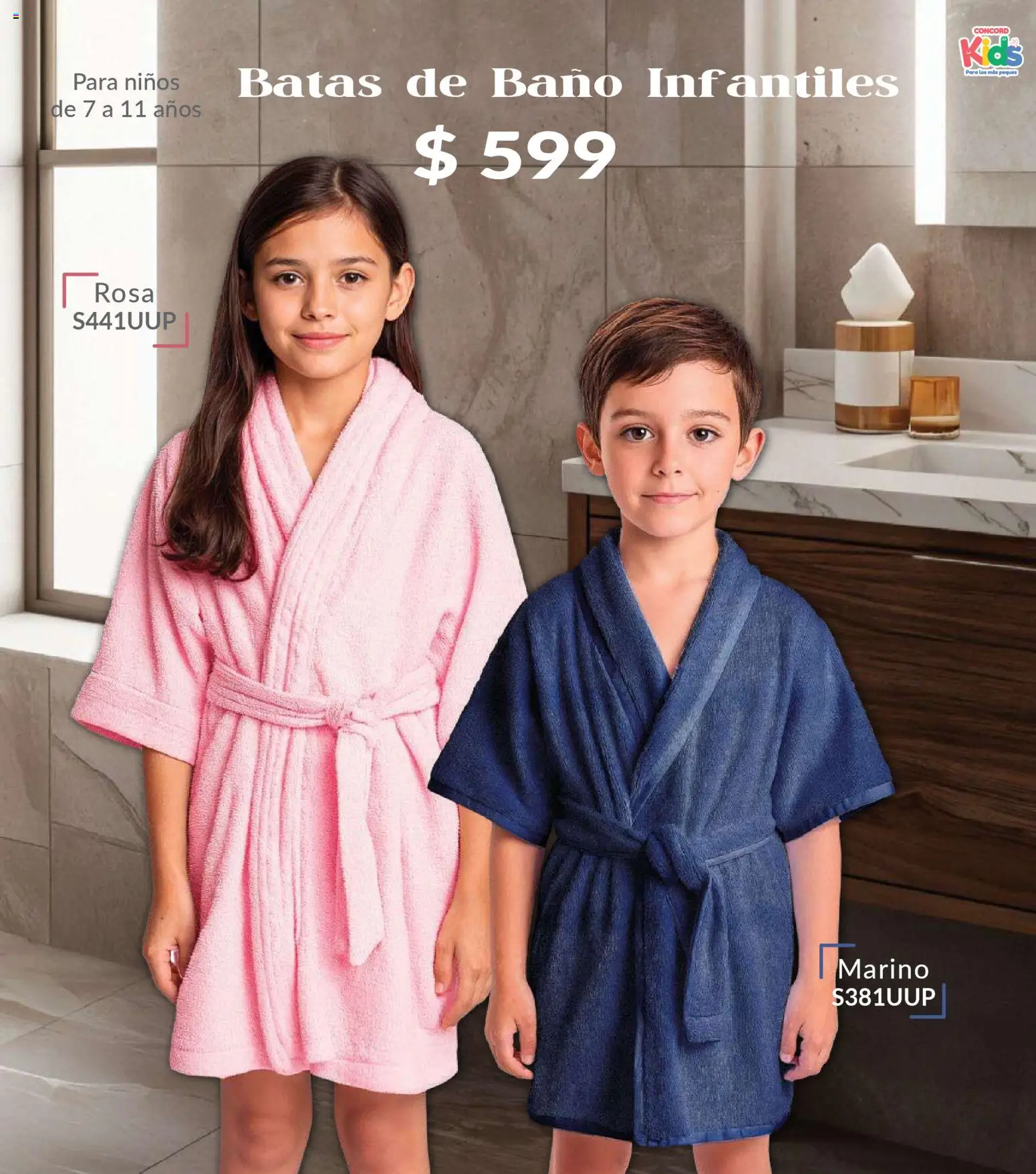 Nuevas ofertas de Colchas Concord válidas en toda la República Mexicana desde el 01.02.2026. ¡Encuentra las mejores ofertas en Colchas Concord catálogo Kids! | Página: 39 | Productos: Baño