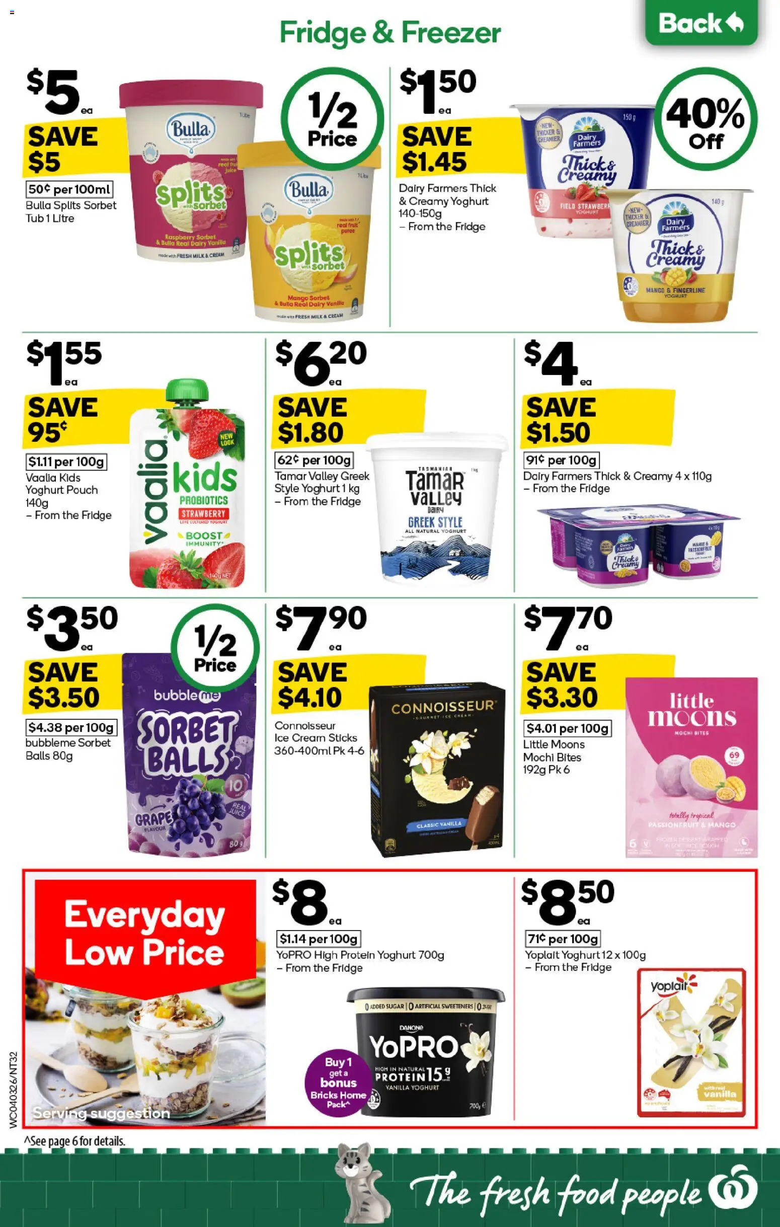 Woolworths catalogue - valid from 04.03.2026 | Page: 32 | Products: Passionfruit, Cream, Mango, Raspberry
