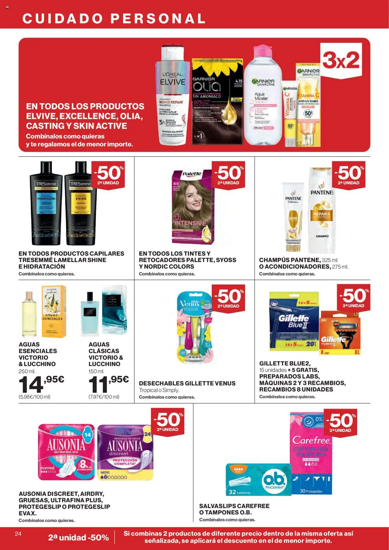 Nuevas ofertas de El Corte Inglés válidas en toda la República Mexicana desde el 11.09.2025. ¡Encuentra las mejores ofertas en El Corte Inglés - Catálogo Nuestros Mejores Precios! | Página: 28 | Productos: Agua, Tampones, Té, Fragancia
