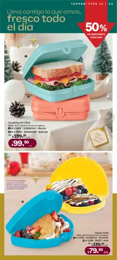 Vista previa de Tupperware catálogo, nuevo folleto de la tienda, válido en México a partir del 03.11.2025 | Página: 42 | Productos: Tupper