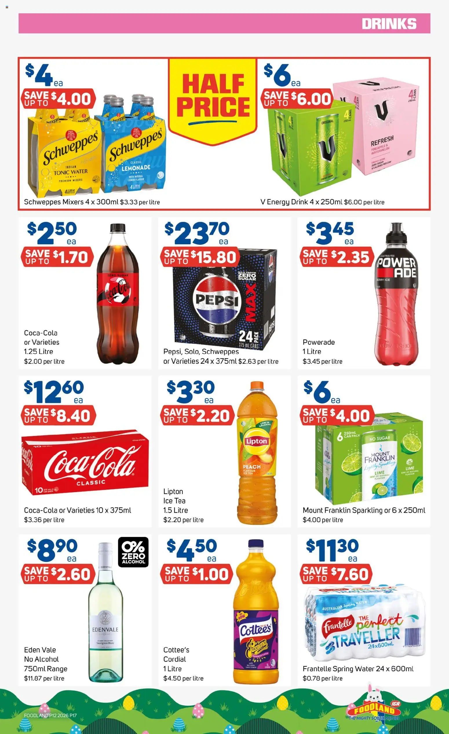 Foodland catalogue - valid from 18.03.2026 | Page: 17 | Products: Energy drink, Lemon, Lime, Watermelon