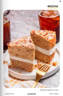 Vista previa de Pastel de café con nuez, Coffee and walnut cake., nuevo folleto de la tienda, válido en México a partir del 01.02.2026 | Página: 59
