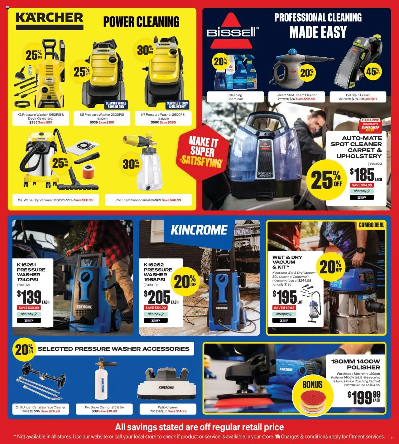 Supercheap Auto catalogue - valid from 10.09.2025 | Page: 10 | Products: Carpet, Cleaner, Accessories, Washer