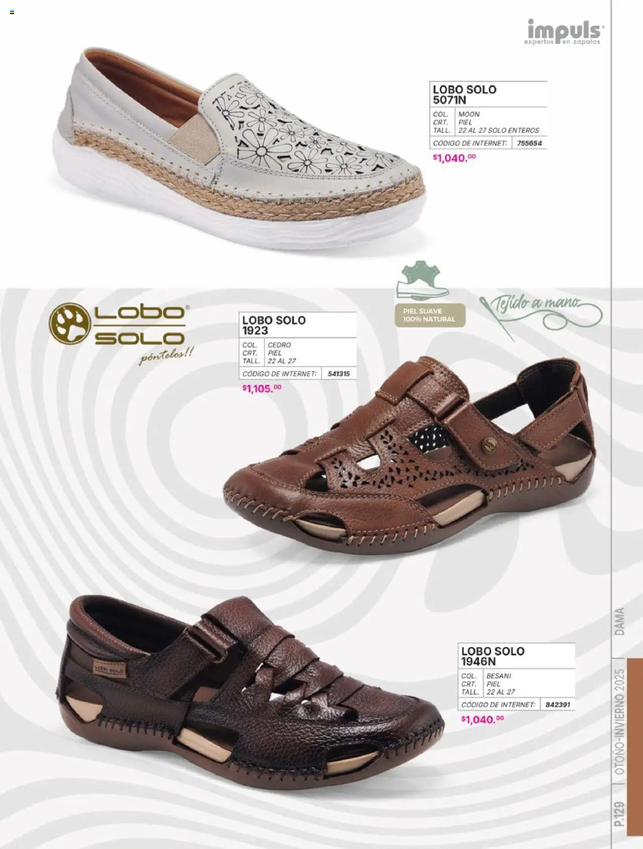 Nuevas ofertas de Impuls válidas en toda la República Mexicana desde el 07.07.2025. ¡Encuentra las mejores ofertas en Impuls catálogo Dama Otoño-Invierno 2025! | Página: 131 | Productos: Zapatos