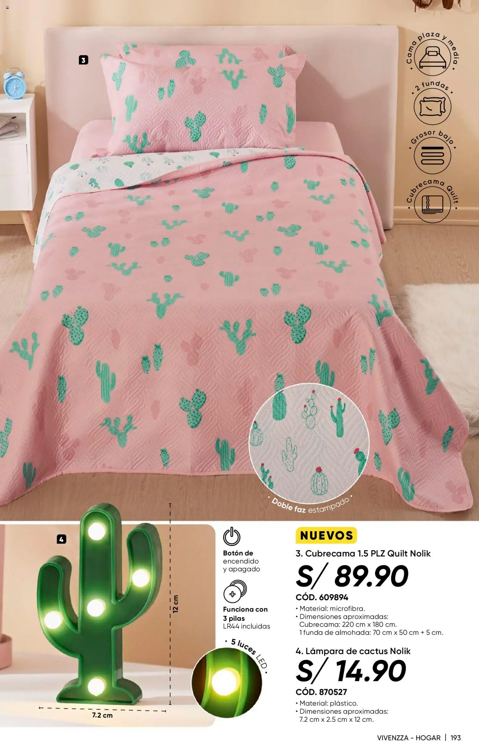 Catálogo Azzorti válido desde 24.11.2025 | Página: 195 | Productos: Cama, Almohada, Lámpara