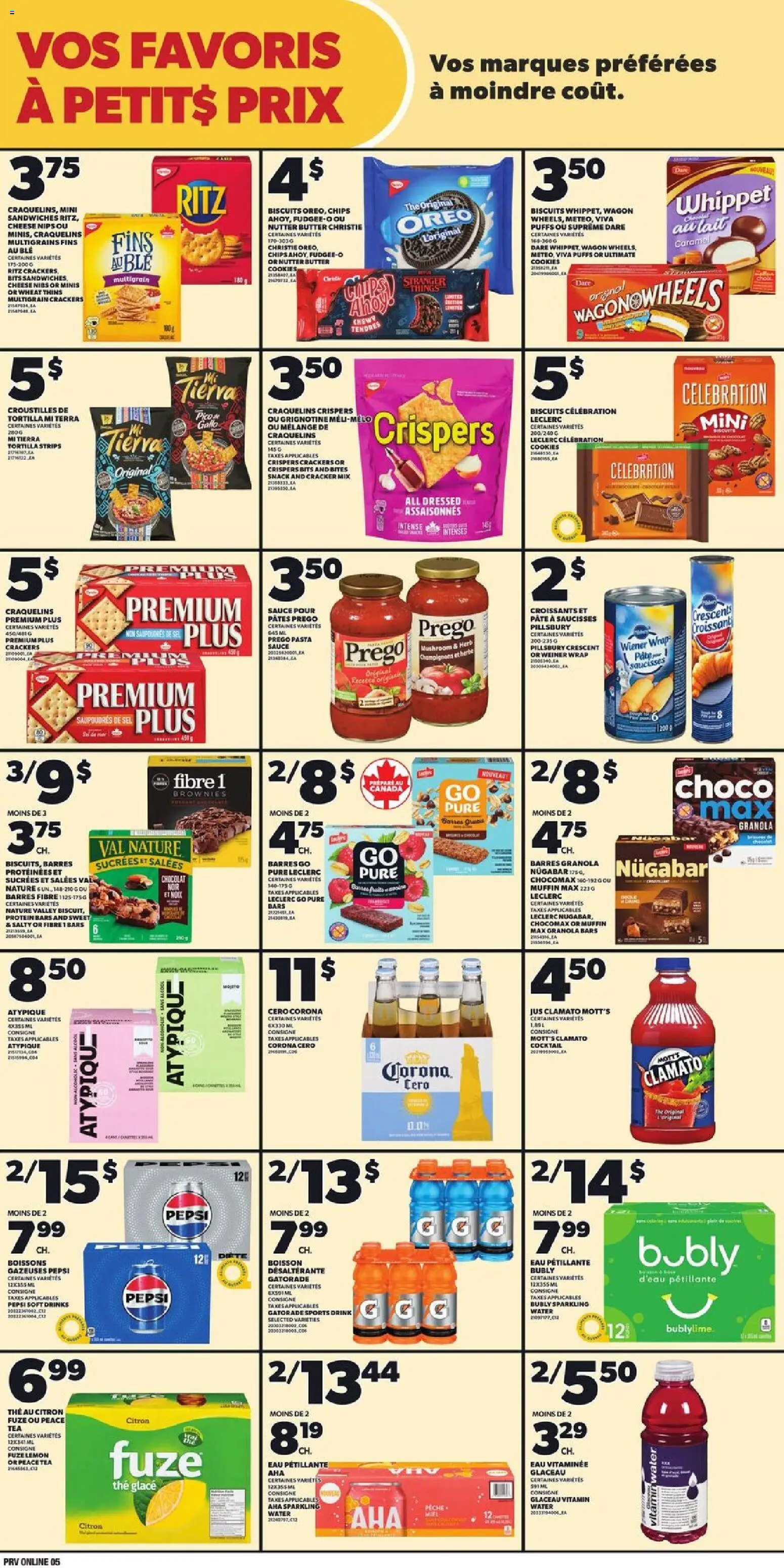 Provigo flyer valid from 13.11.2025 | Page: 7 | Products: Pasta, Chips, Cookies, Butter