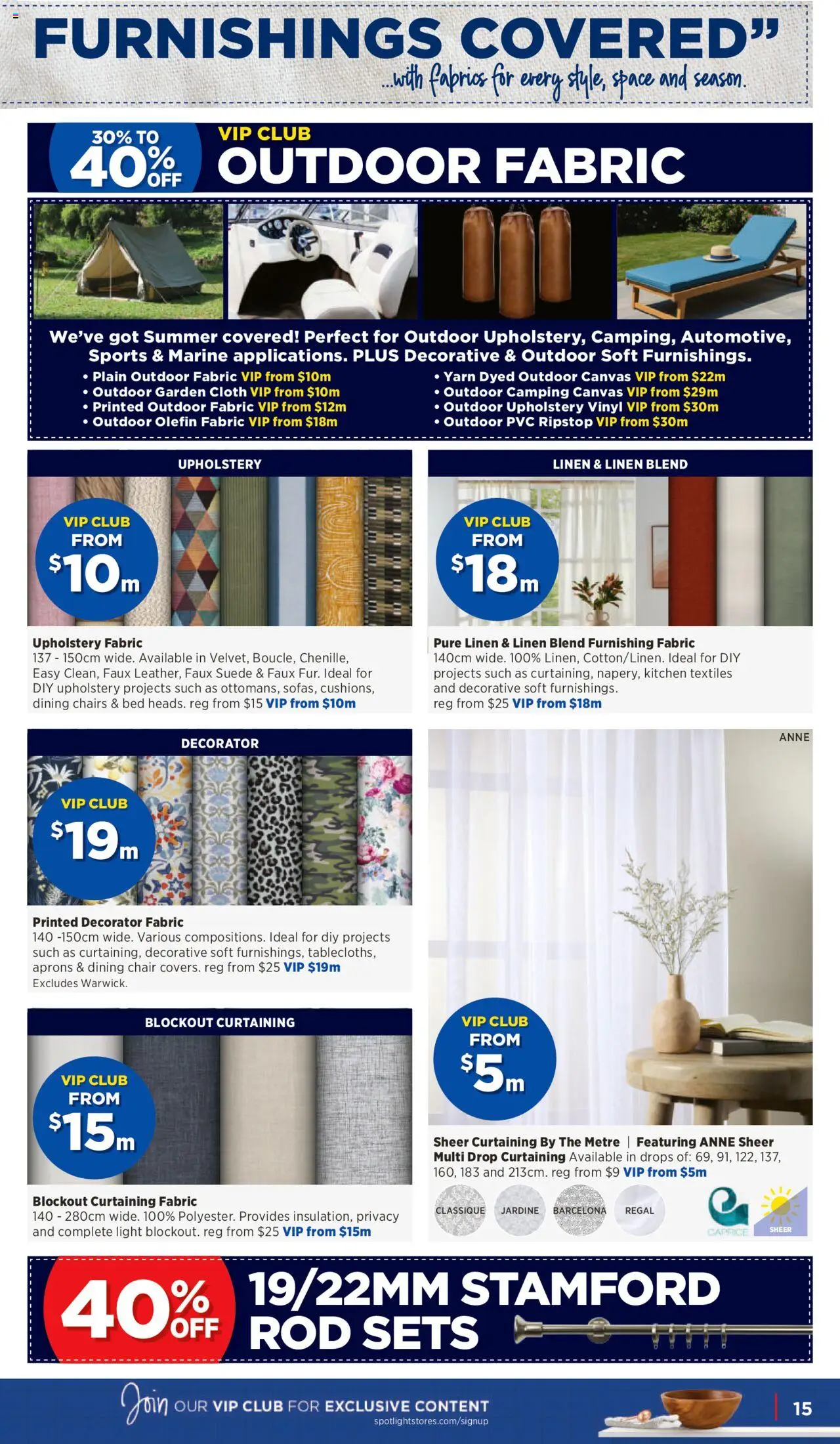 Spotlight catalogue - valid from 15.10.2025 | Page: 15 | Products: Chair, Linen, Light, Bed
