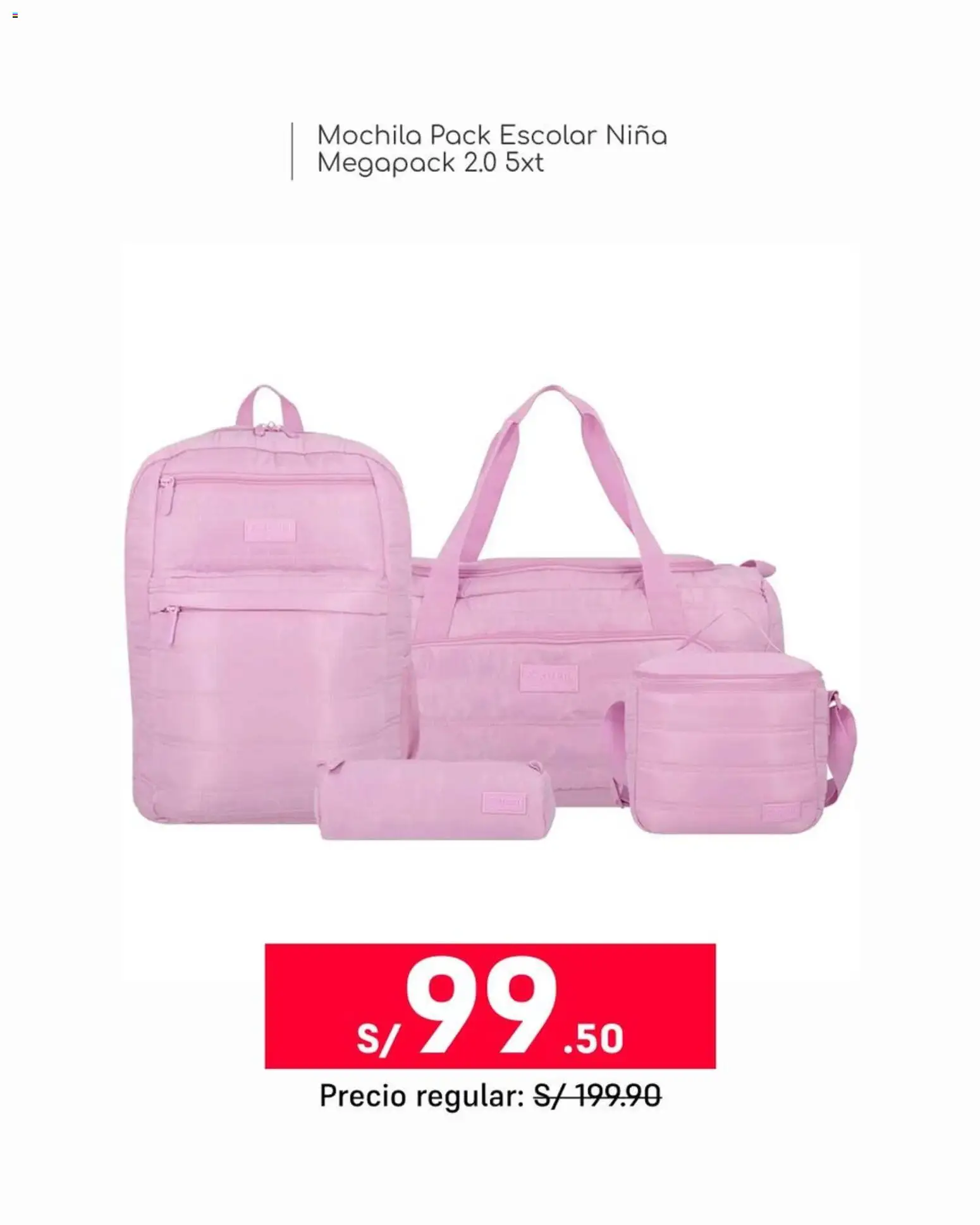 Catálogo Platanitos válido desde 16.02.2026 | Página: 4 | Productos: Mochila