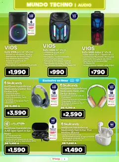 Nuevas ofertas de Soriana válidas en toda la República Mexicana desde el 28.08.2025. ¡Encuentra las mejores ofertas en Soriana - Mundo Techno Súper Nacional! | Página: 5 | Productos: Audio, Radio, Cable, Polvo