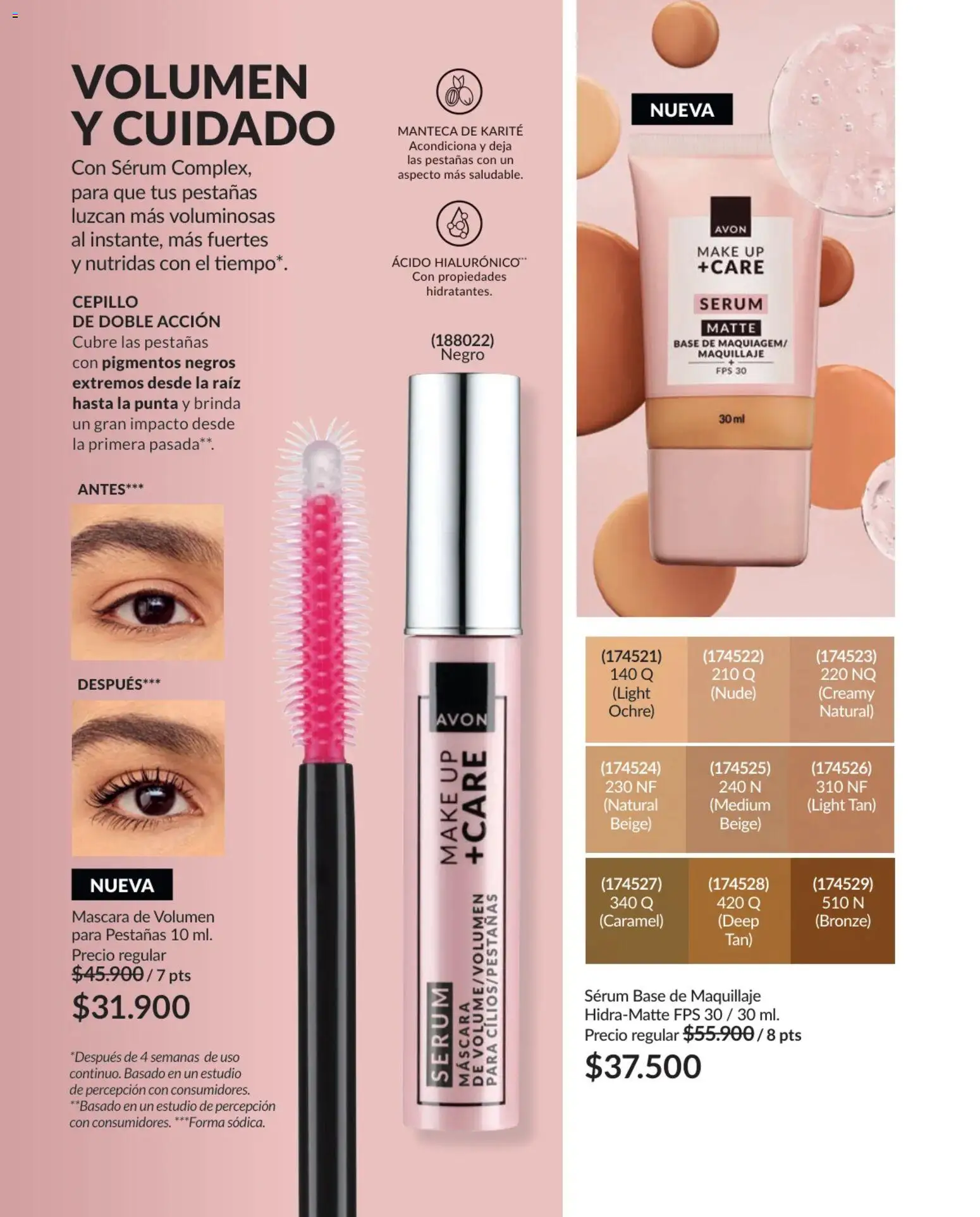 Avon revista - valida desde el 01.02.2026 | Página: 57 | Productos: Base de maquillaje, Maquillaje, Cepillo, Manteca