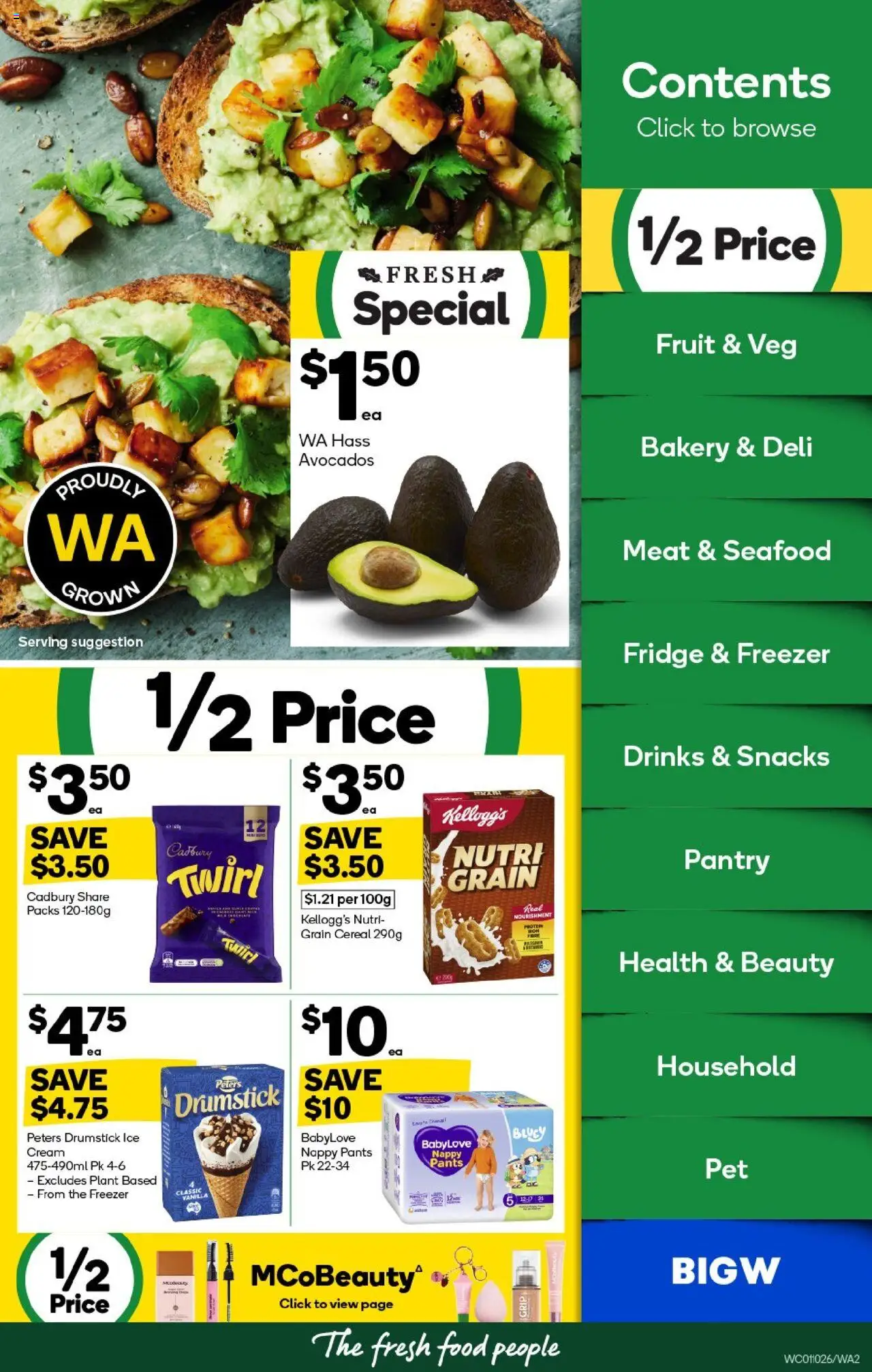 Woolworths catalogue - valid from 01.10.2025 | Page: 2 | Products: Household, Plant, Cereal, Cream