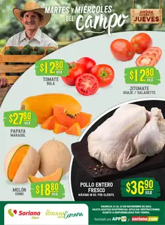 Vista previa de Soriana - Martes y Miércoles del Campo Súper: Saltillo y Torreón, nuevo folleto de la tienda, válido en México a partir del 12.11.2025
