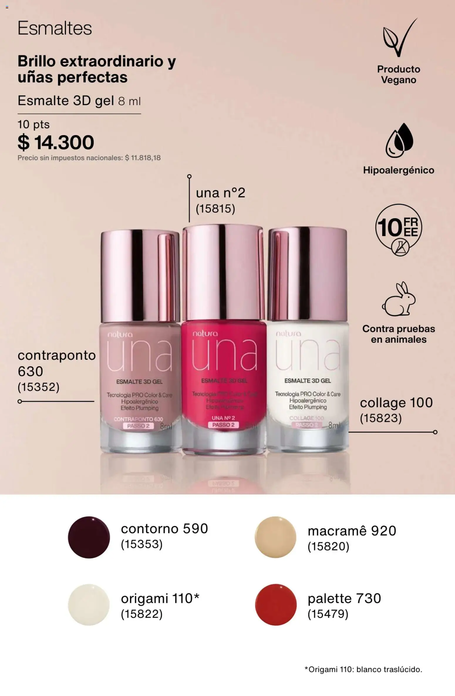 Catálogo Natura Ciclo 1/2026 │ válido desde el 06.01.2026 | Página: 134 | Productos: Contorno, Brillo