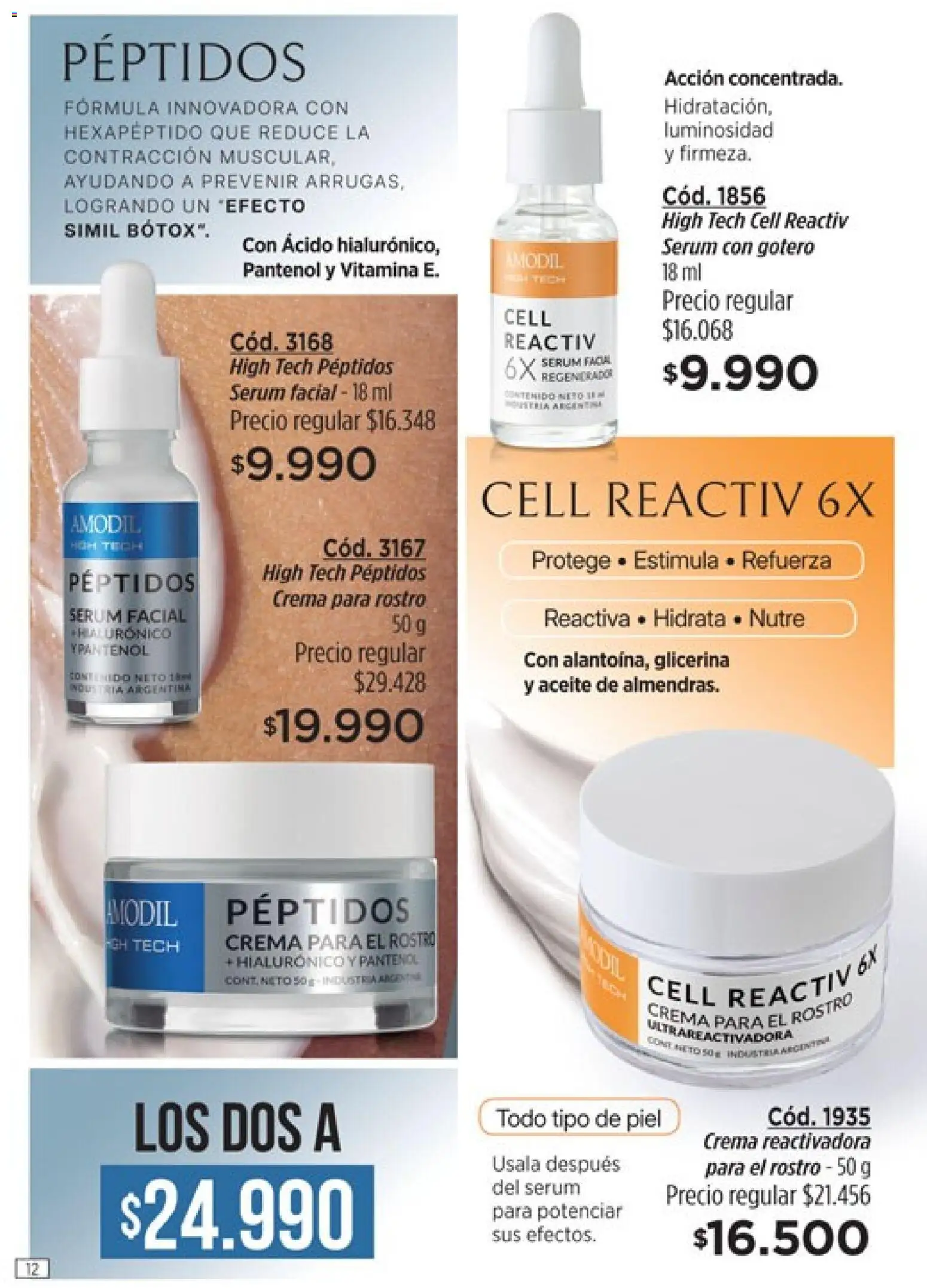 Catálogo Amodil Campaña 5 │ válido desde el 01.03.2026 | Página: 12 | Productos: Aceite, Serum, Crema