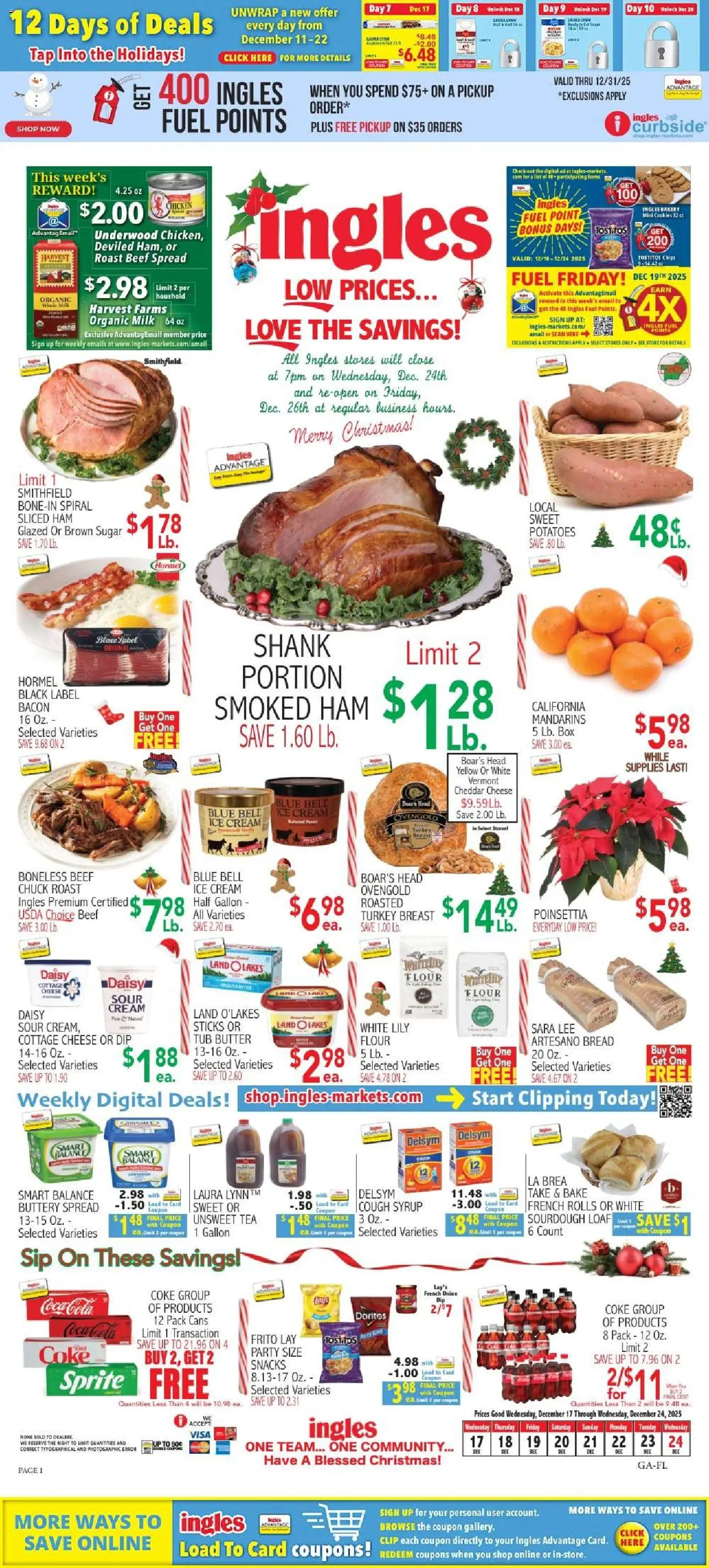 Ingles - Weekly flyer - valid from 24.12.2025 | Page: 11 | Products: Clip, Bread, Potatoes, Onion