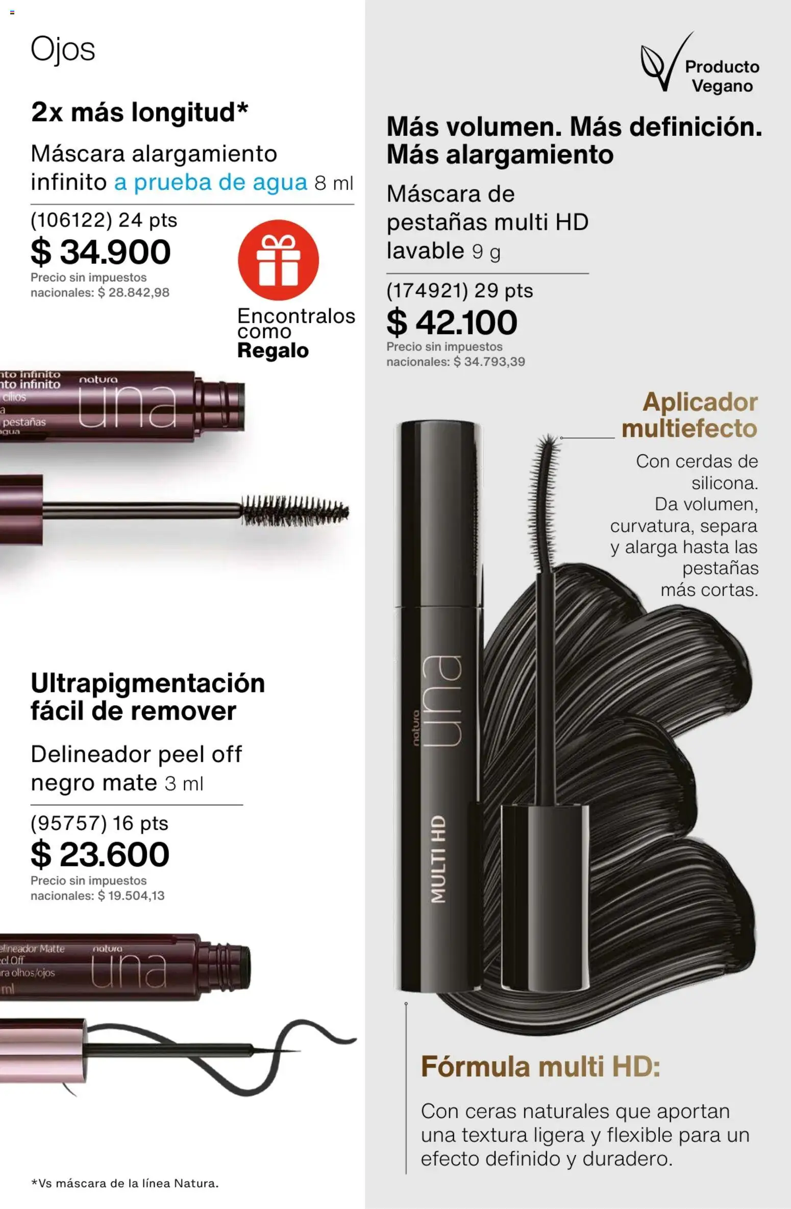 Catálogo Natura Ciclo 1/2026 │ válido desde el 06.01.2026 | Página: 124 | Productos: Flexible, Mate, Delineador, Agua