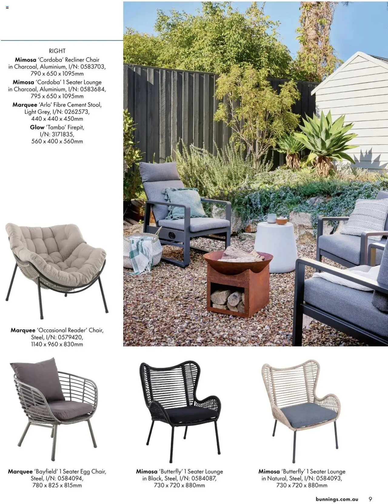 Bunnings Warehouse catalogue - valid from 03.09.2024 | Page: 9 | Products: Chair, Light, Recliner