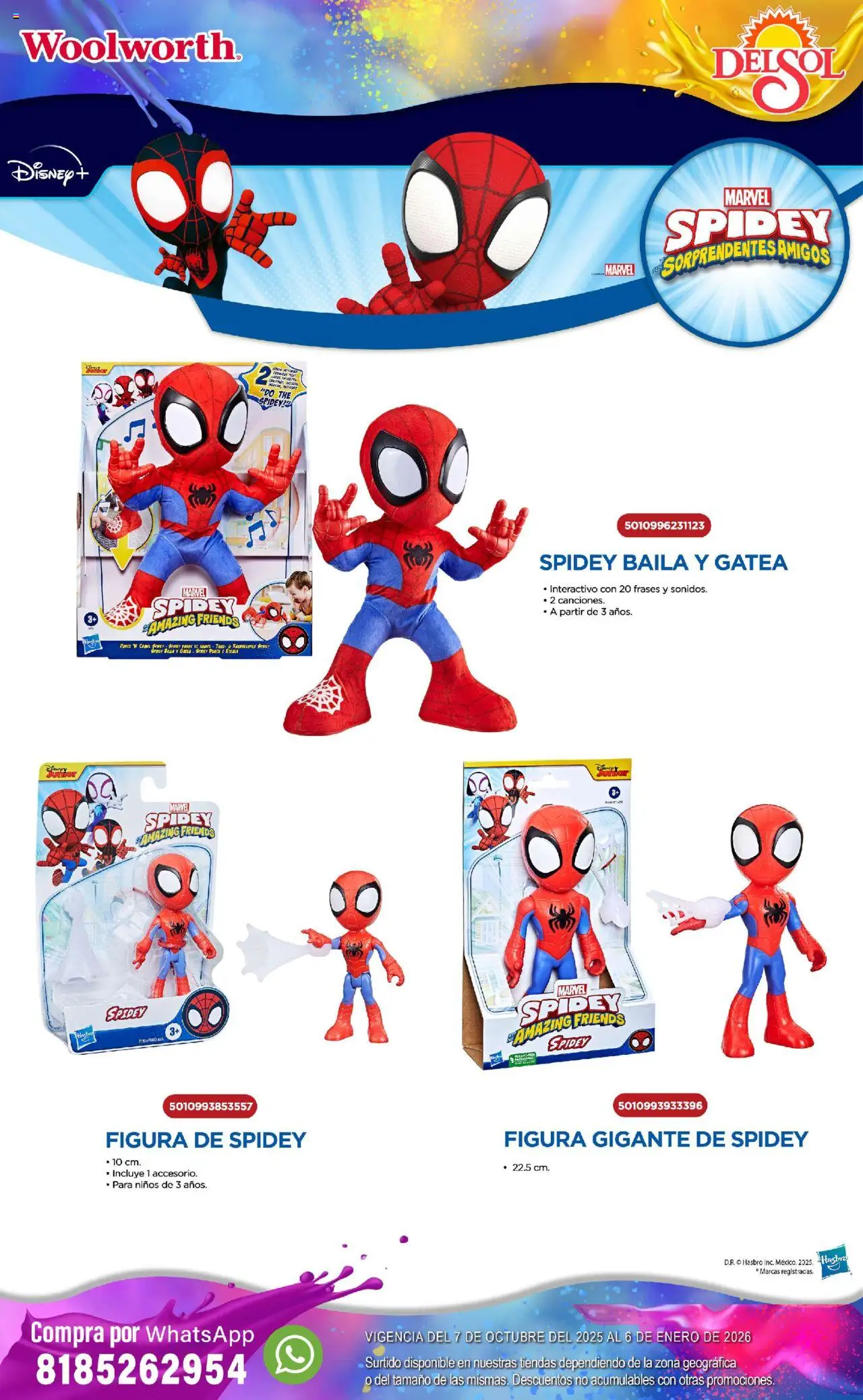 Nuevas ofertas de Del Sol y Woolworth válidas en toda la República Mexicana desde el 07.10.2025. ¡Encuentra las mejores ofertas en Del Sol y Woolworth - Catálogo Castillo Del Juguete! | Página: 24