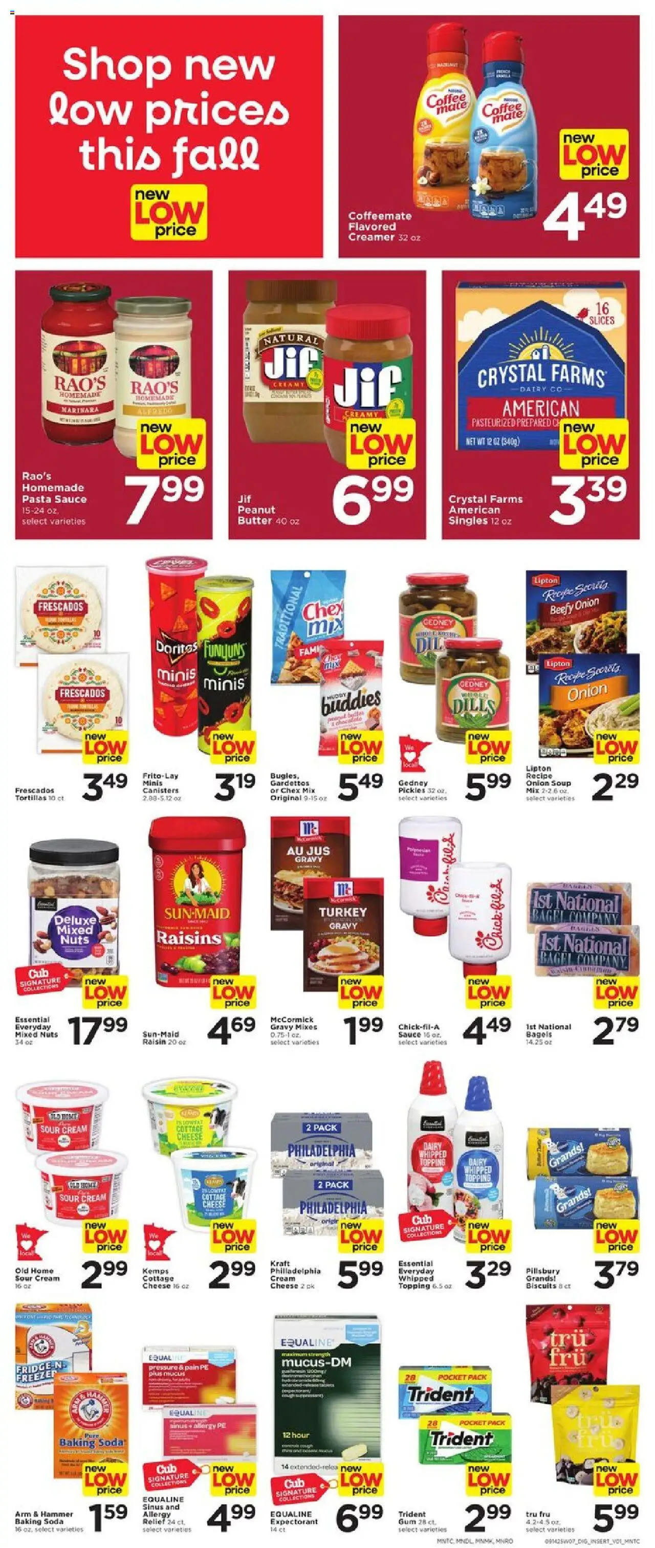 Cub Foods Weekly Ad - valid from 14.09.2025 | Page: 7 | Products: Hammer, Coffee, Pasta, Cream