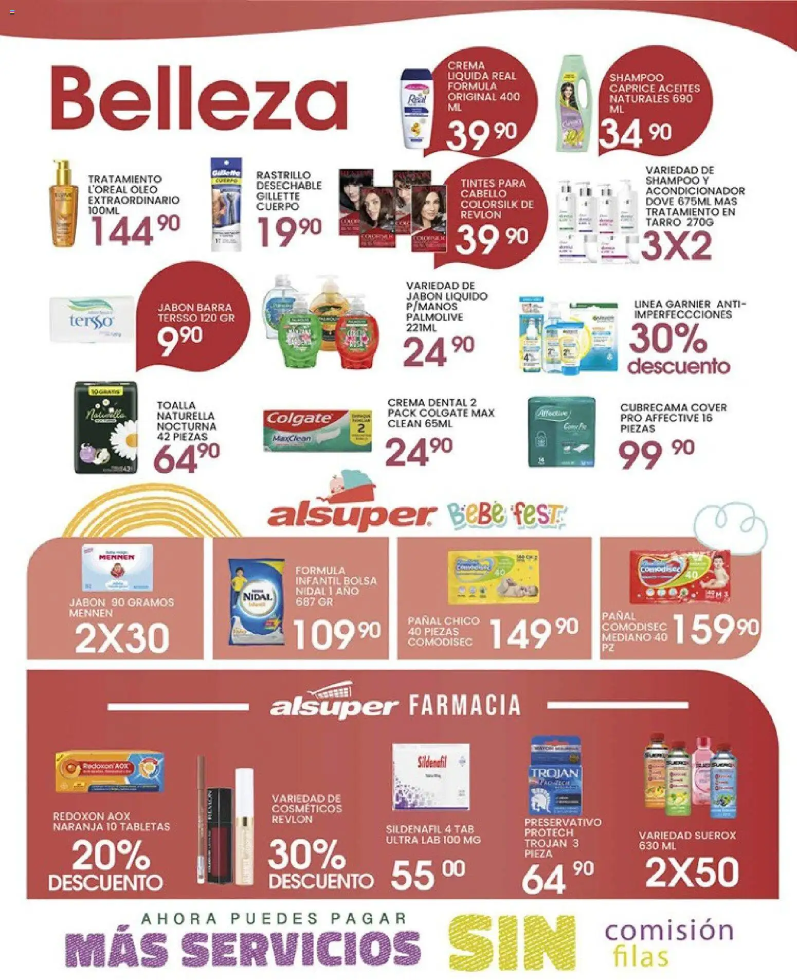 Nuevas ofertas de Alsuper válidas en toda la República Mexicana desde el 28.04.2026. ¡Encuentra las mejores ofertas en Alsuper folleto Torreon! | Página: 4 | Productos: Rastrillo, Toalla, Barra, Jabón