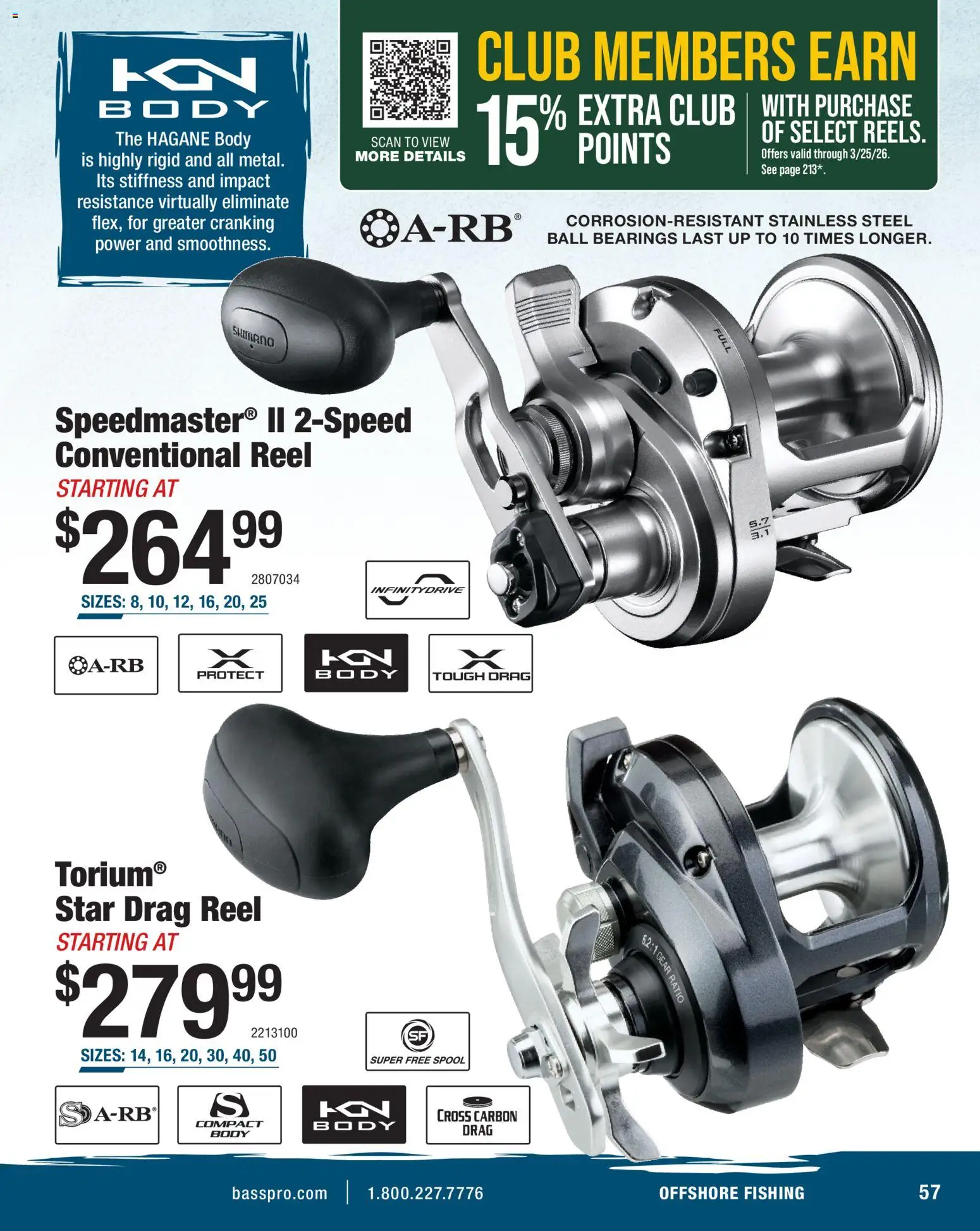 Cabela's Saltwater Specialist 26 - valid from 15.12.2025 | Page: 57 | Products: Bearings