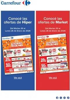 Vista previa Carrefour ofertas válido desde el 20.01.2026