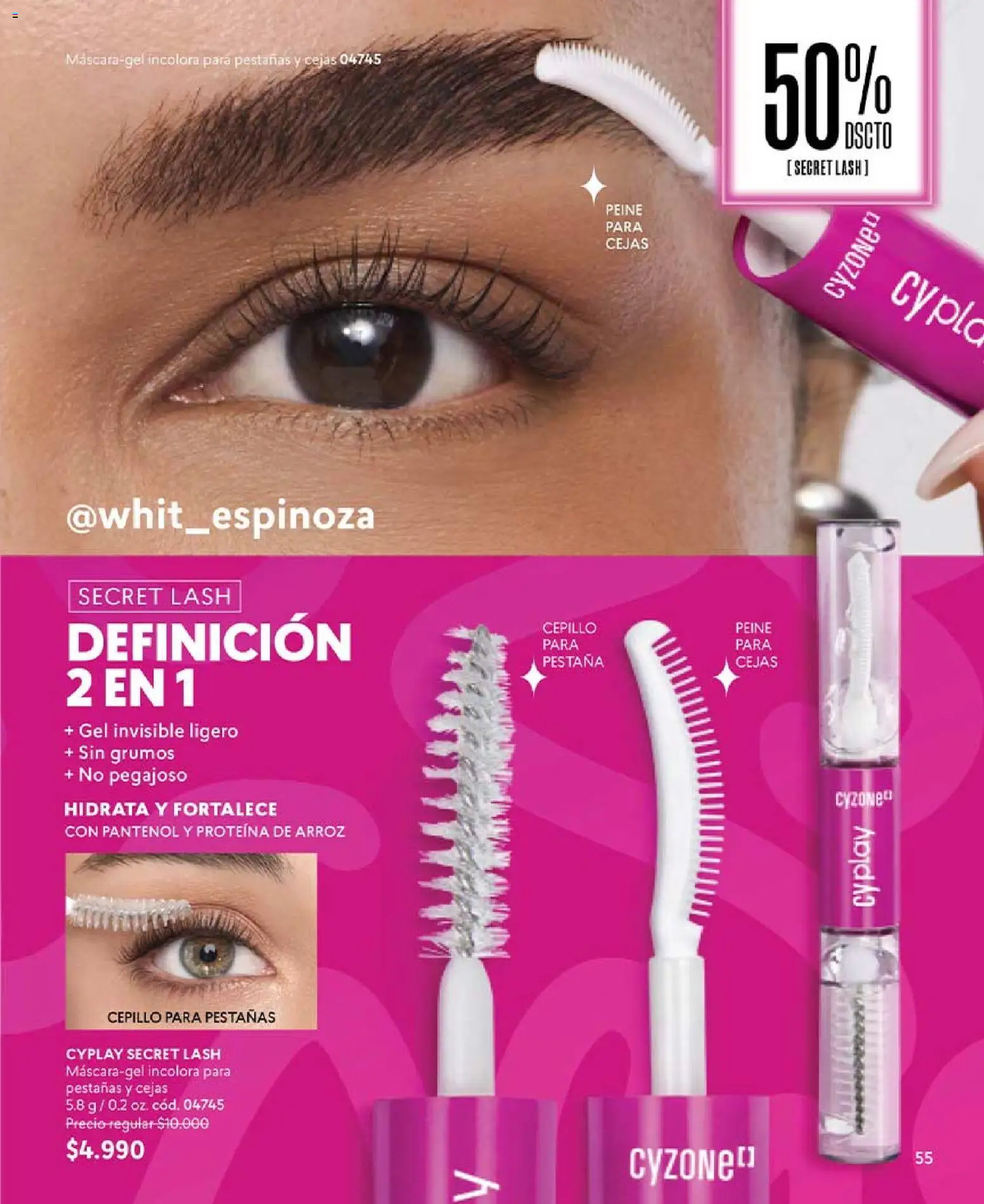 Catálogo CyZone Campaña 5 │ válido desde el 01.03.2026 | Página: 55 | Productos: Cepillo, Peine, Arroz