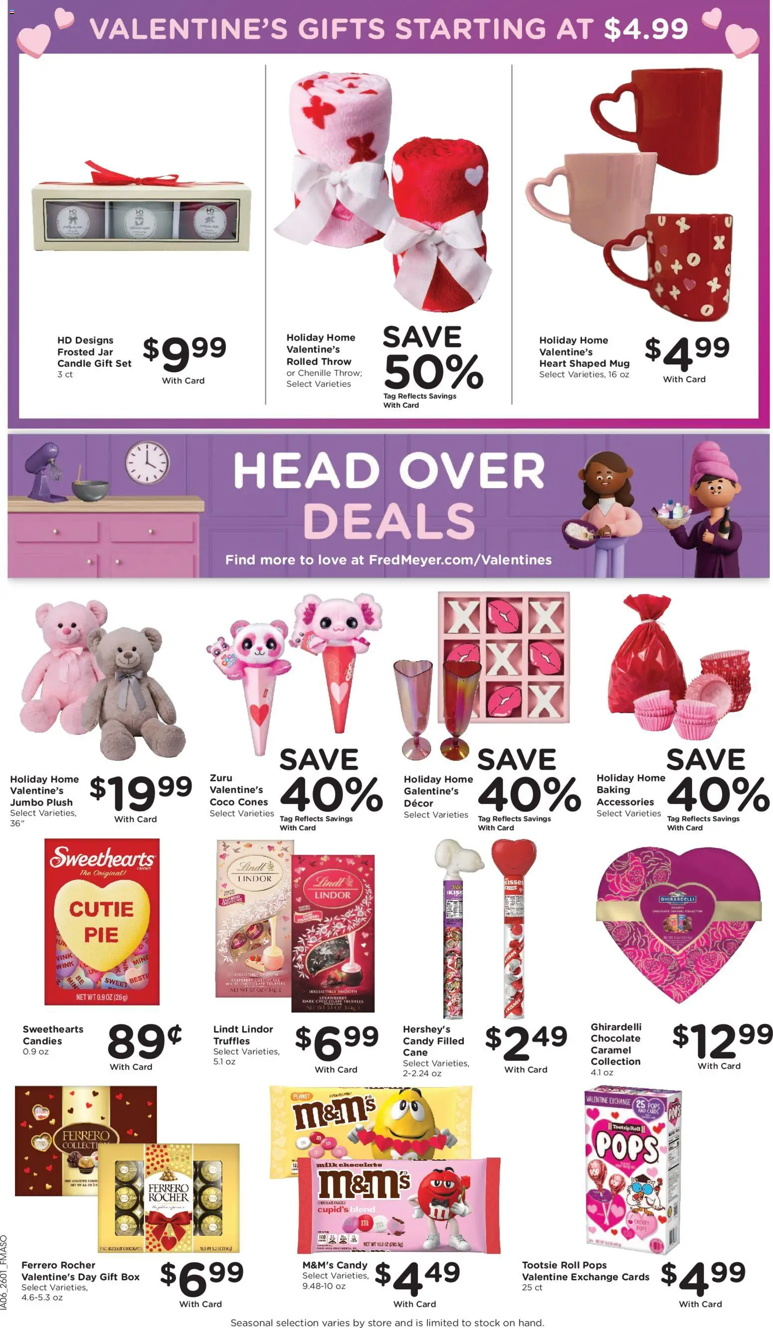 Fred Meyer Weekly Ad - valid from 04.02.2026 | Page: 6 | Products: Box, Chocolate, Candies, Cheesecake
