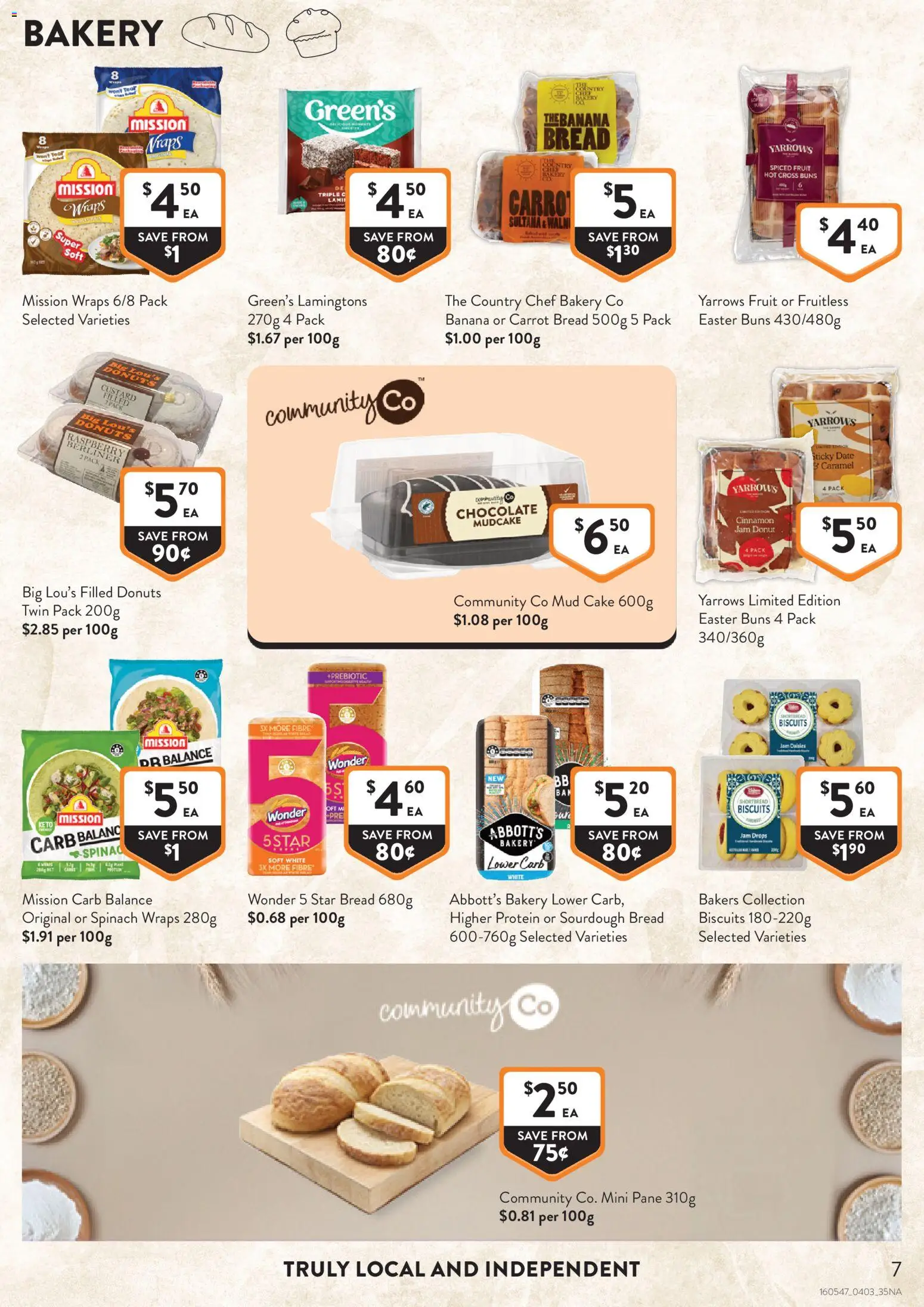 Foodworks catalogue - valid from 04.03.2026 | Page: 7 | Products: Chocolate, Spinach, Date, Lamingtons