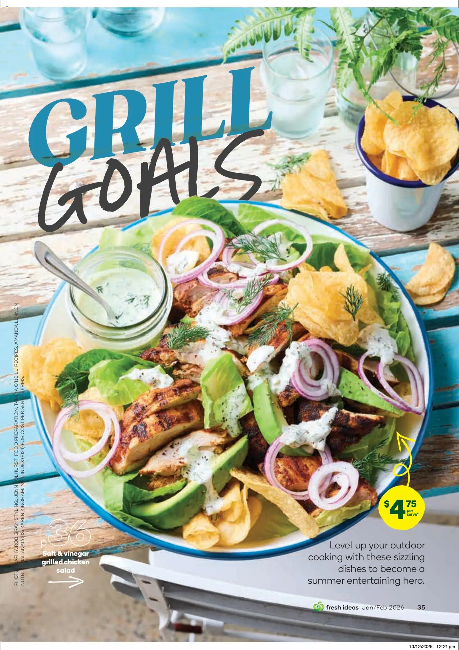 Woolworths catalogue - valid from 14.01.2026 | Page: 35 | Products: Chicken, Salad, Vinegar, Grill