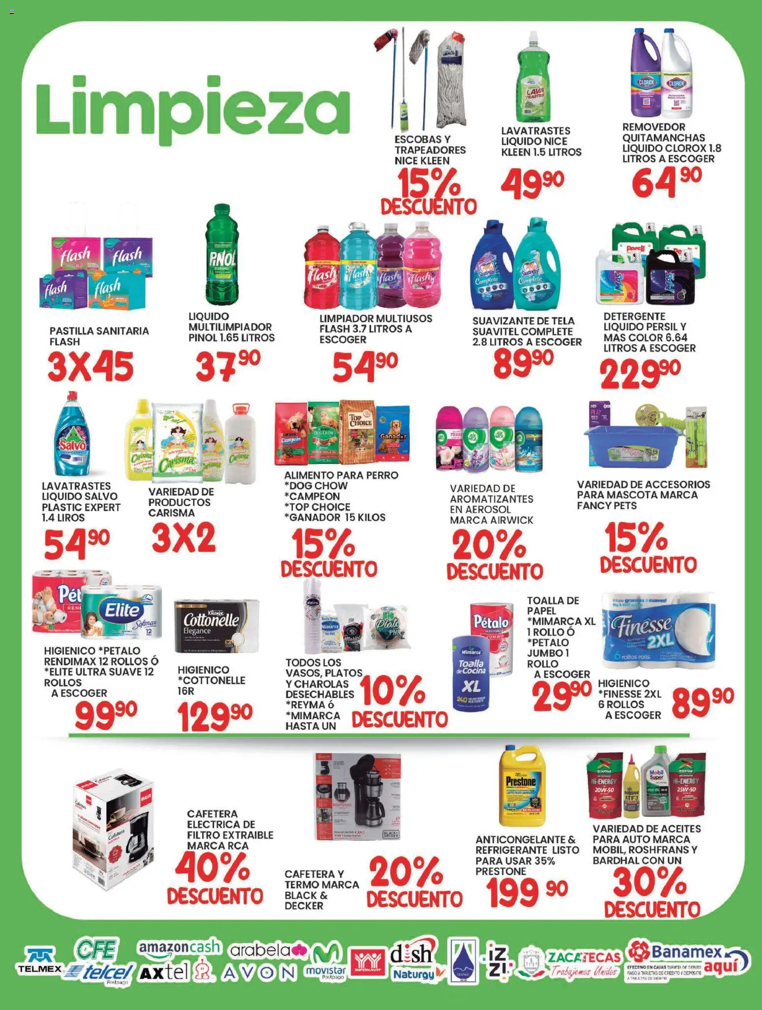 Nuevas ofertas de Alsuper válidas en toda la República Mexicana desde el 13.02.2026. ¡Encuentra las mejores ofertas en Alsuper folleto Zacatecas! | Página: 5 | Productos: Suavizante, Cocina, Cafetera, Termo