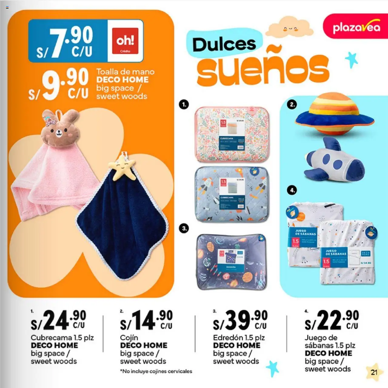 Catálogo Plaza Vea válido desde 20.10.2025 | Página: 21 | Productos: Toalla, Juego