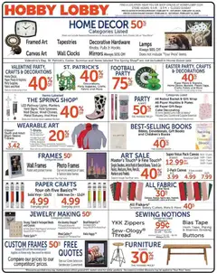 Preview of Hobby Lobby weekly ads valid from 08.02.2026
