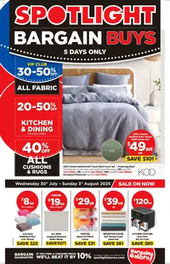 Preview of Spotlight Bargain Buys - valid from 30.07.2025