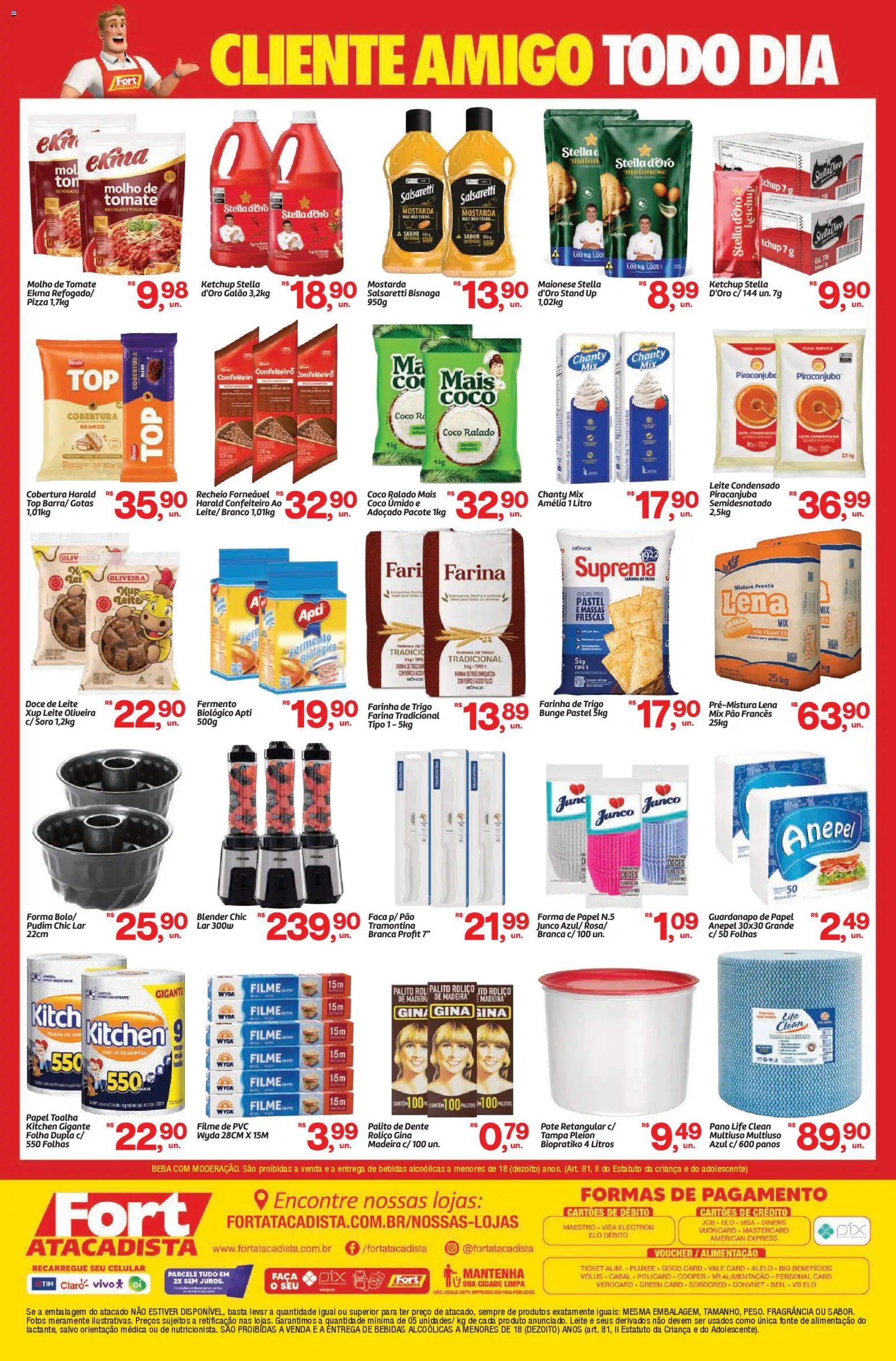 Fort Atacadista Folheto - válido de 23.02.2026 | Página: 2 | Produtos: Coco, Leite, Pá, Doce de leite