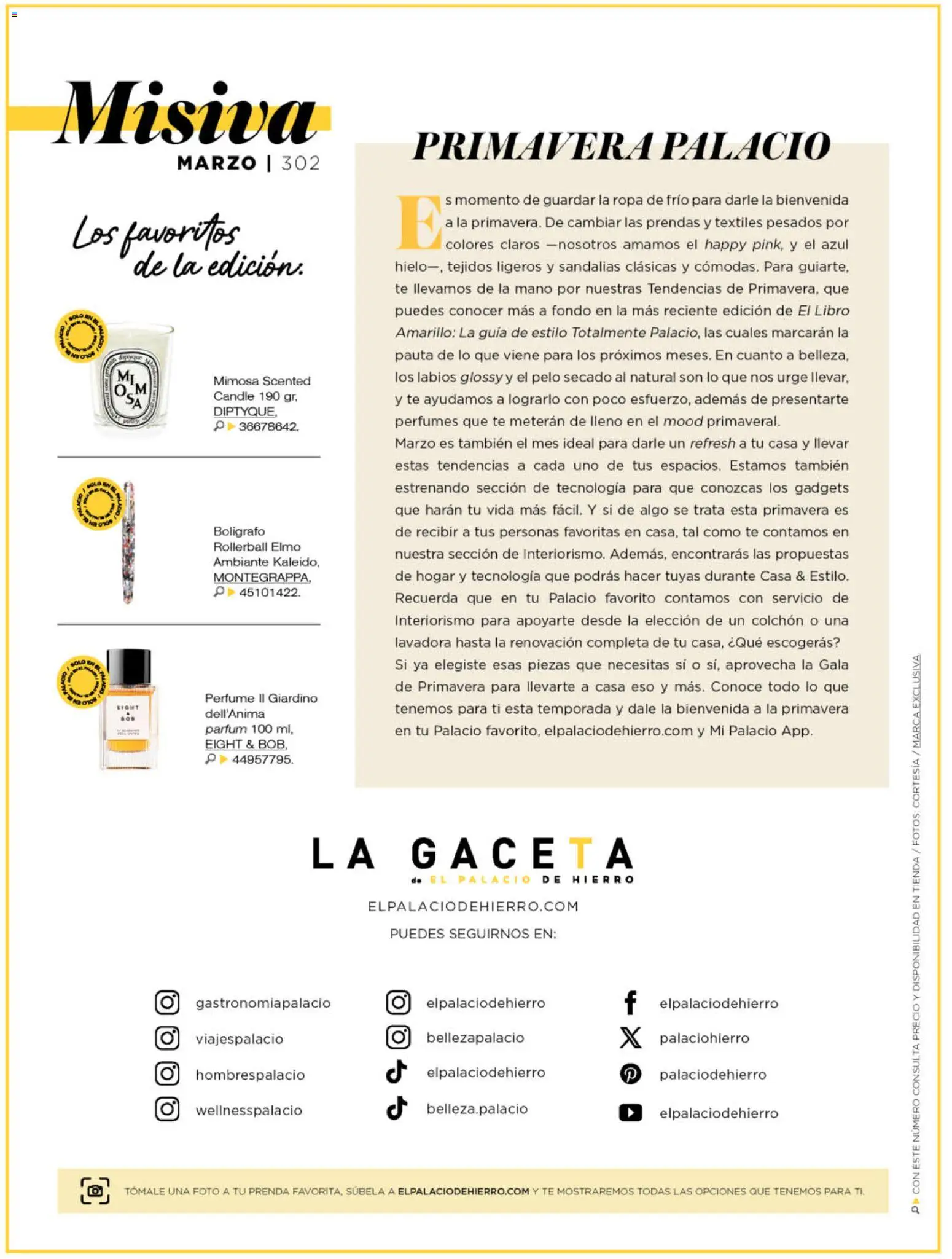 Nuevas ofertas de Palacio De Hierro válidas en toda la República Mexicana desde el 01.03.2026. ¡Encuentra las mejores ofertas en Palacio De Hierro catálogo! | Página: 16 | Productos: Ropa, Colchón, Sandalias, Perfume