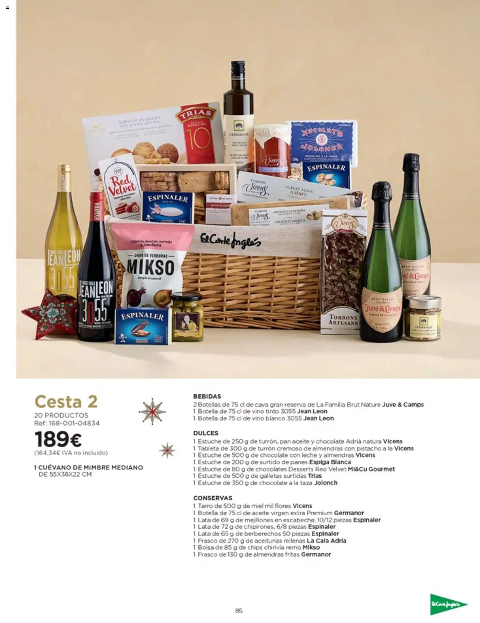 Nuevas ofertas de El Corte Inglés válidas en toda la República Mexicana desde el 03.10.2025. ¡Encuentra las mejores ofertas en El Corte Inglés catálogo Especial Cataluña! | Página: 85 | Productos: Almendras, Frasco, Dulces, Tableta