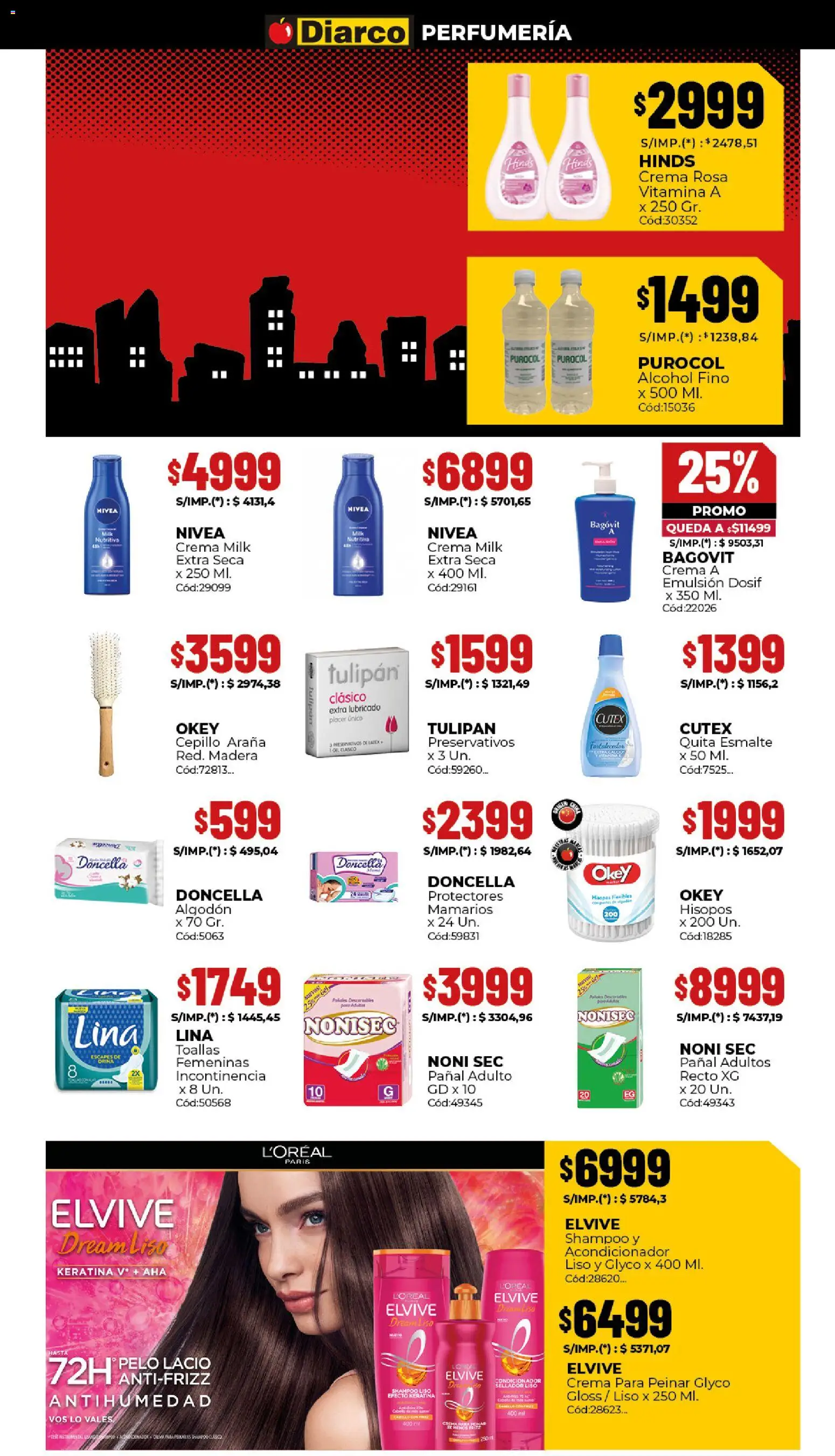 Diarco - Black Friday │ válido desde el 17.11.2025 | Página: 20 | Productos: Shampoo, Emulsión, Preservativos, Crema